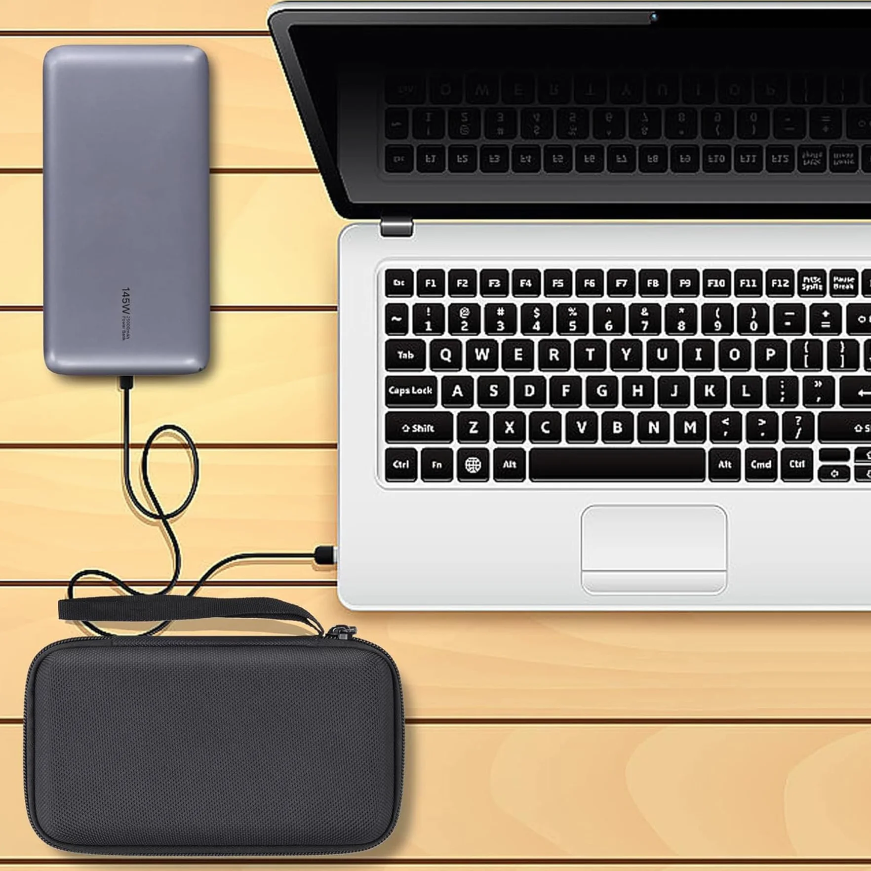Aenllosi Etui do laptopa Ugreen Nexode 145 W 25000 mAh ‎90597A Power Bank, nie zawiera powerbanku (tylko etui)
