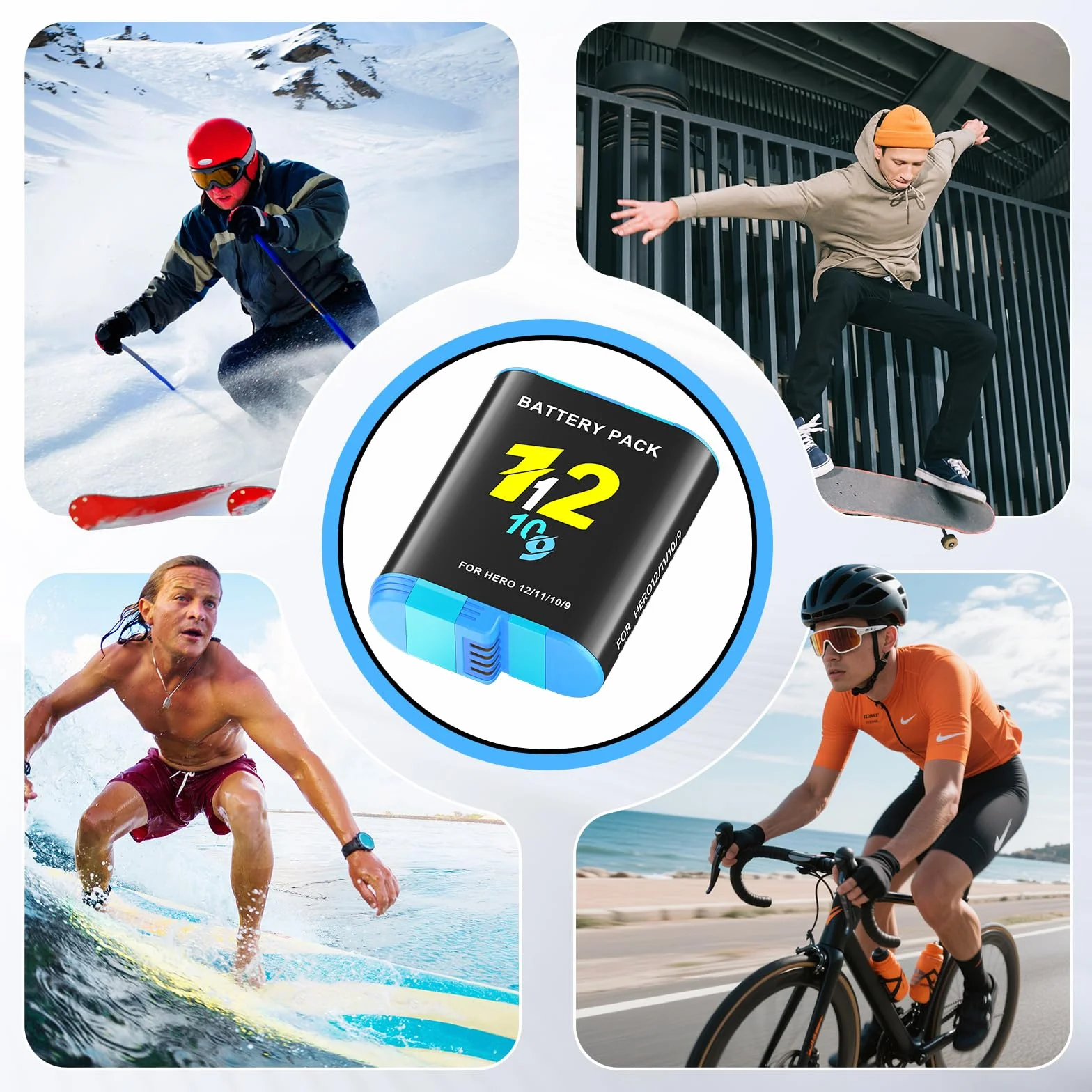 Bateria zapasowa Hero 12 Black 2000mAh 3,85V kompatybilna z 12/11/10/9