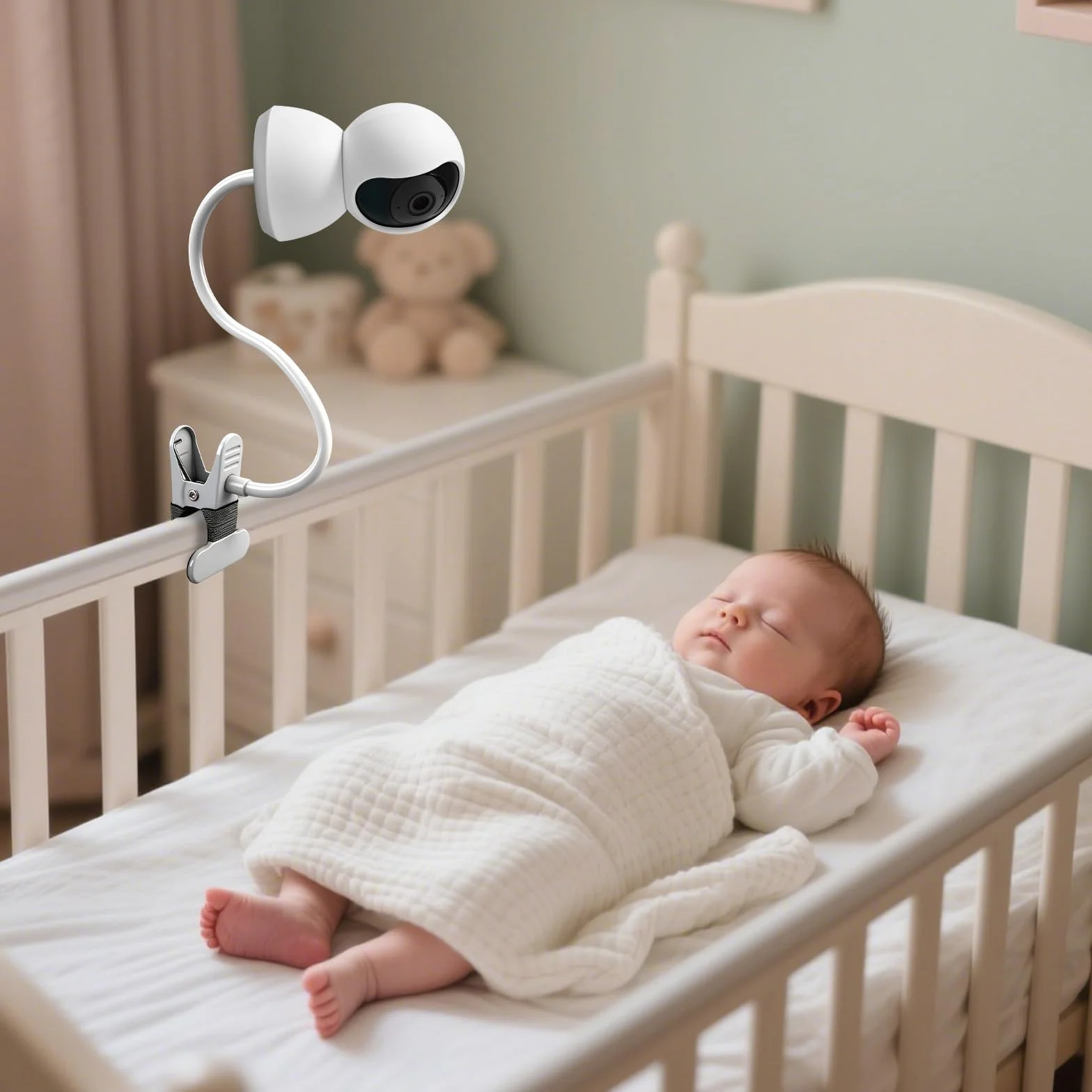 Uchwyt na kamerę 40 cm kompatybilny z HelloBaby GHB Philips Avent elastyczny