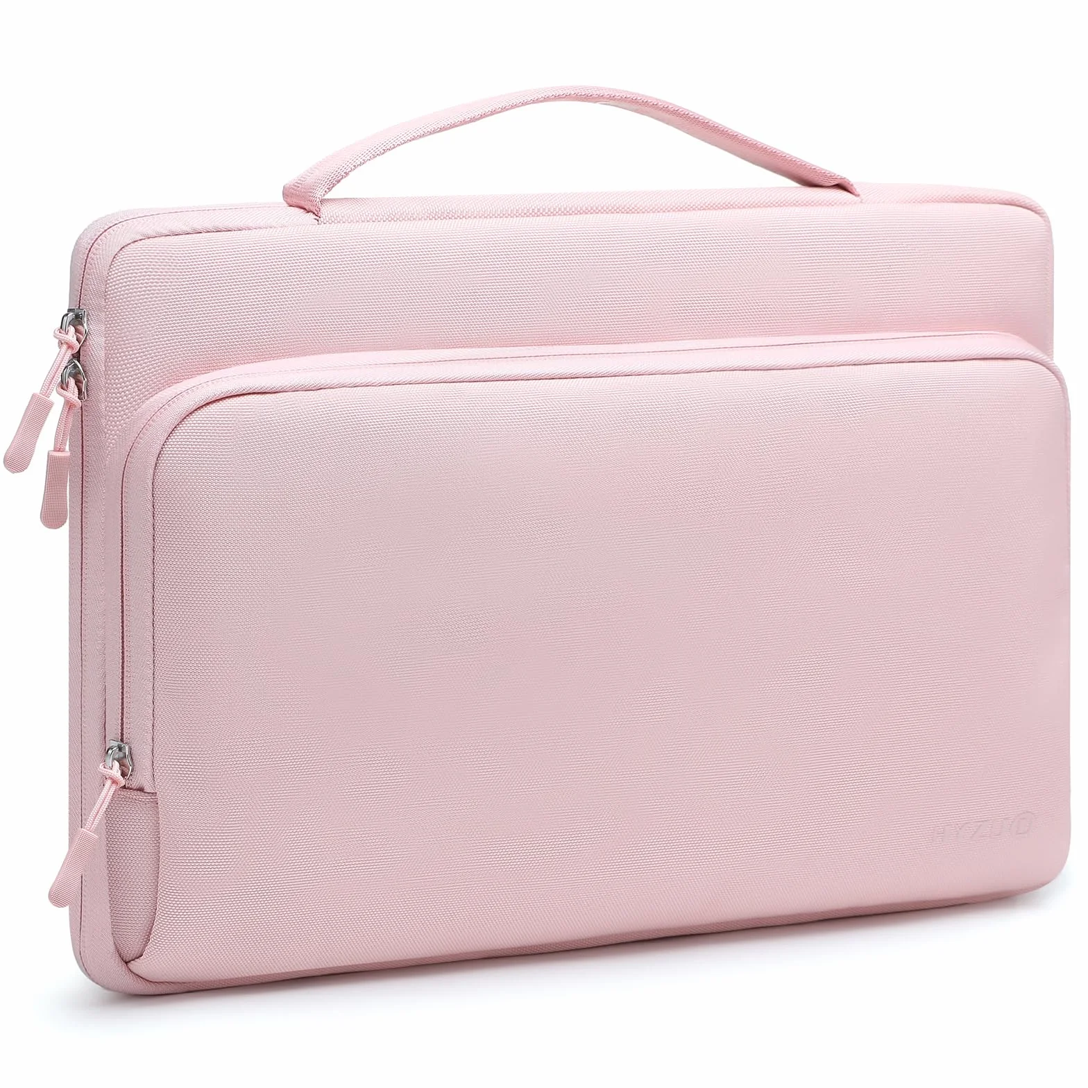 HYZUO 13,3-14 Cali Torba na Laptopa do MacBook Pro 14 M5-M1 A3426 A3427 2026-2021, 13,3" MacBook Air/Pro, 13,8"/13,5" Surface Laptop/Book, Etui dla 13" 13,3" HP Dell Lenovo Asus Acer, Jasnoróżowy