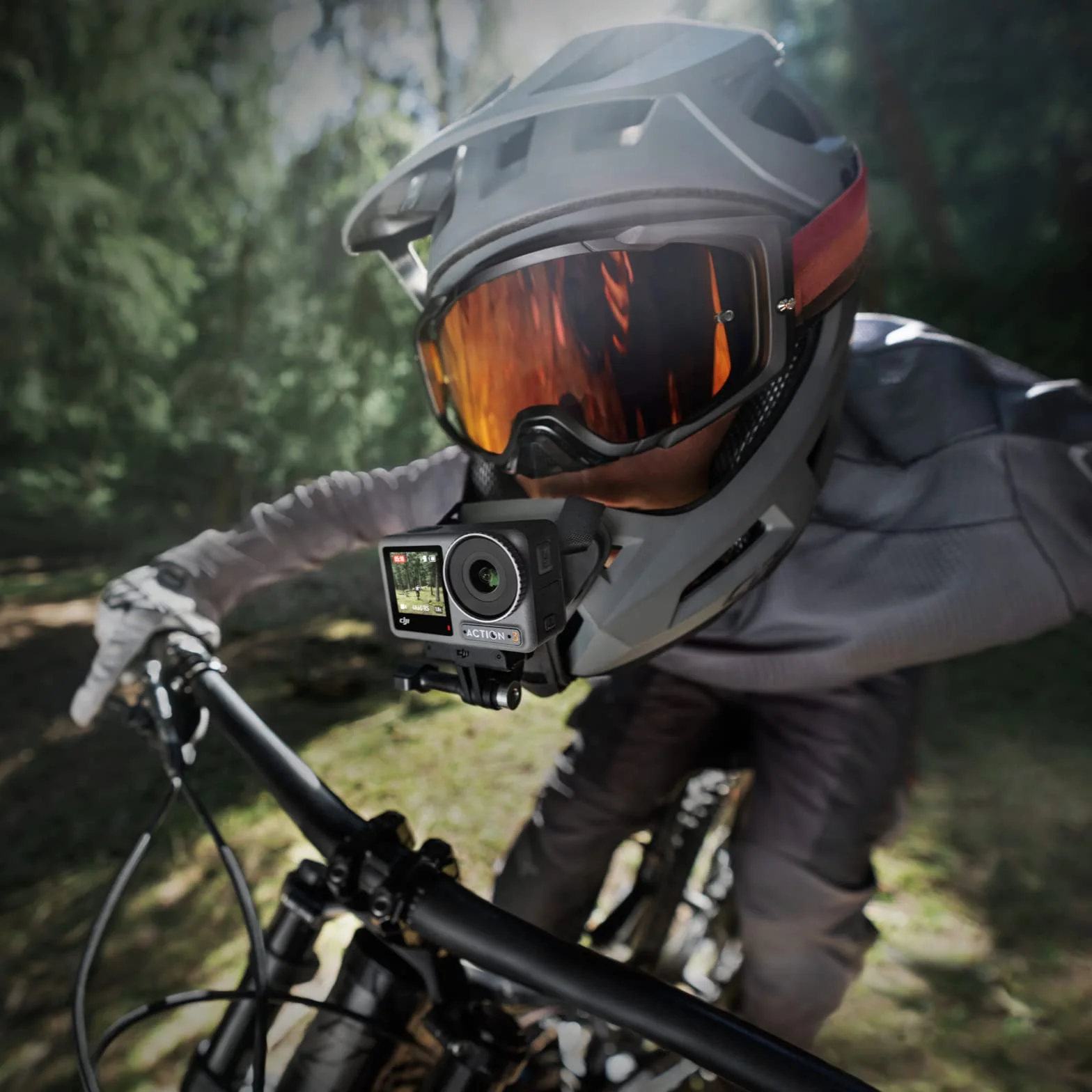 DJI Osmo Action uchwyt pod brodę, kompatybilność: Osmo Action, Action 2, Osmo Action 3, Osmo Action 4, Osmo Action 5 Pro