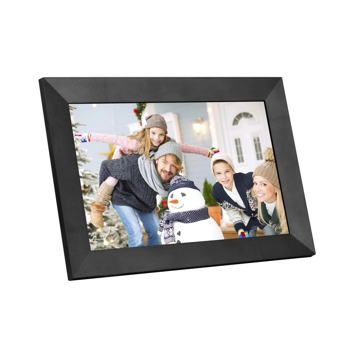8-calowa Inteligentna Ramka Na Zdjęcia WiFi Cyfrowa Album Fotograficzny IPS Ekran Dotykowy 1280 * 800 Zdjęcie 1080P Wideo 16 GB Pamięci WyjąTkowe WrażEnia Wizualne(Black 10.1 Inch)