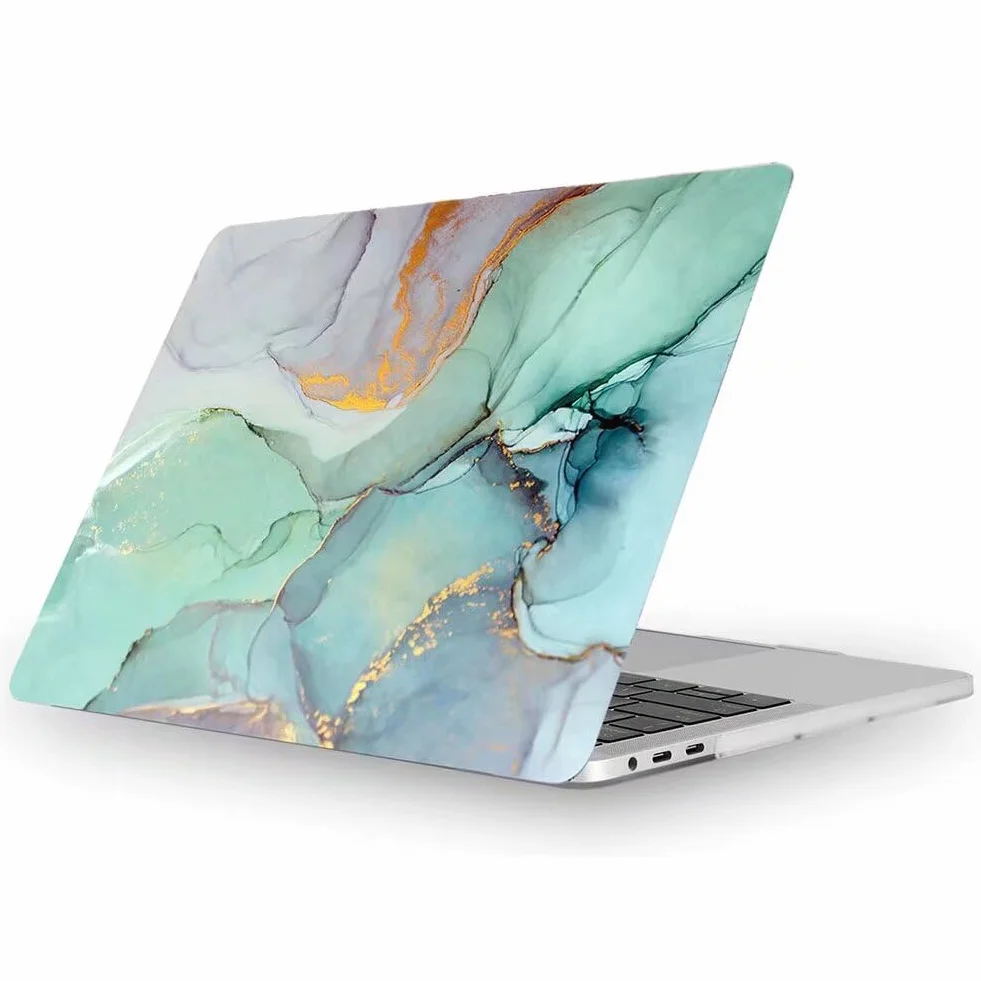 Etui kompatybilne z MacBook Air 34.5 cm z lat 2022, 2024, 2025, M4, A3240, M3, A3113, M2, A2681, z dotykowym identyfikatorem i wyświetlaczem Retina, gumowana, smukła, twarda obudowa ochronna do Air