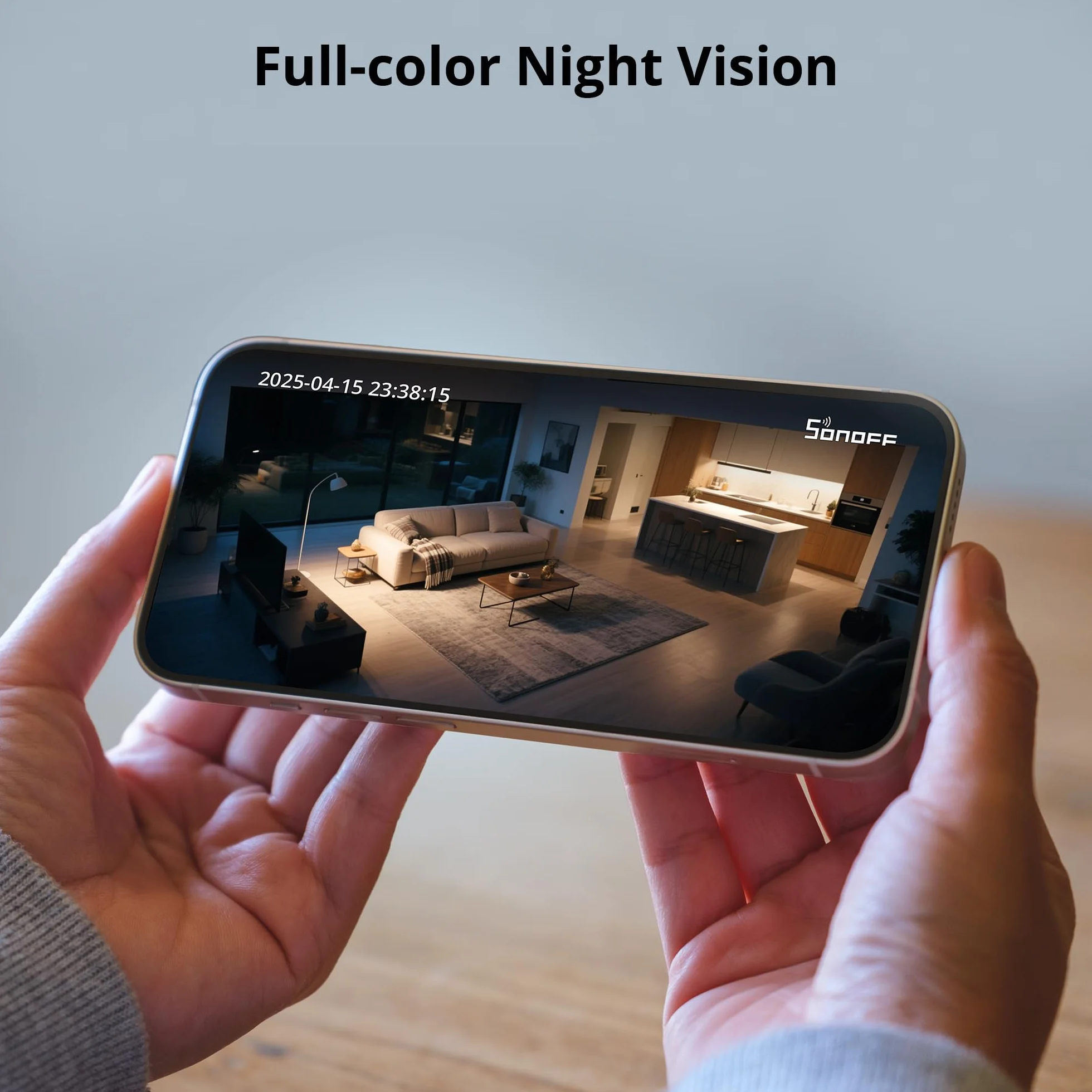 SONOFF Indoor Cam PT2 Kamera WiFi 1080P Obrot Pochylenie 360° Śledzenie Ruchu AI Dwukierunkowe Audio Tryb Nocny
