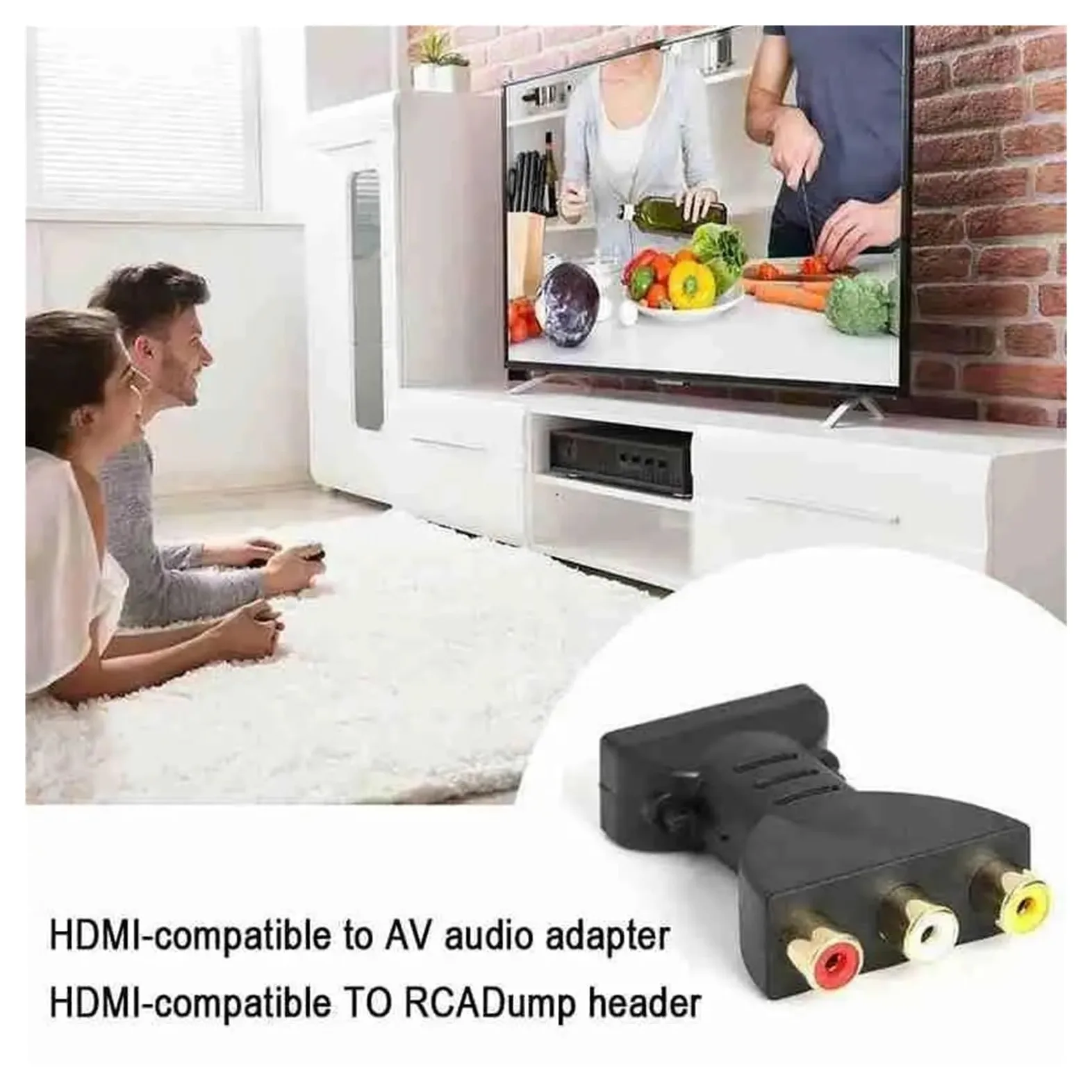 Adapter HDMI do 3RCA AV Digital Converter for PC Projector TV Box