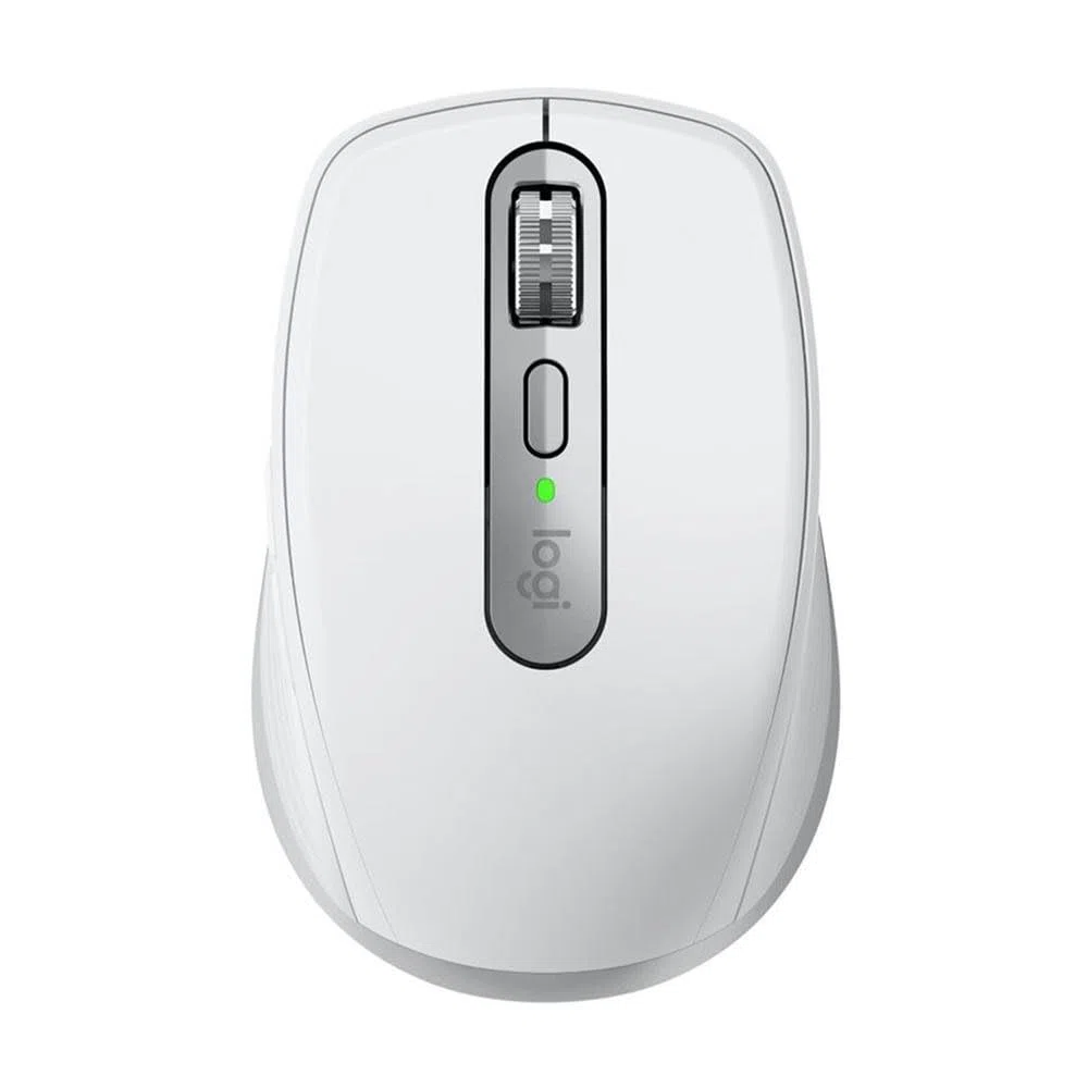Logitech MX Anywhere 3S for Mac kompaktowa mysz bezprzewodowa Bluetooth, śledzenie 8000 DPI na dowolnej powierzchni, dyskretne kliknięcia, USB-C, do Maca, iPada, szarego