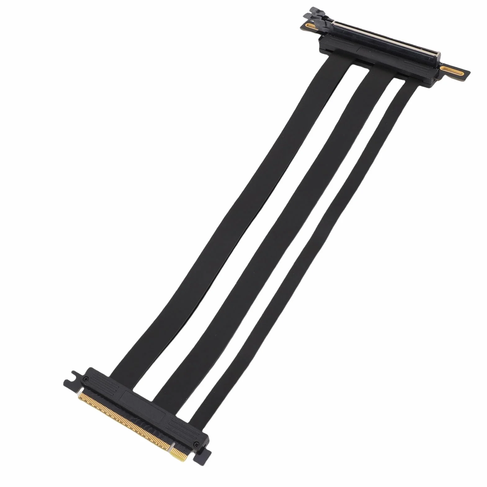 aqxreight aqxreight Kabel Nośny PCIe 5.0 X16 Ekranowany Pod Kątem 90 Stopni Przedłużacz GPU do Modeli i Serwerów RTX 4090, ITX Szybki Kabel PCI 5.0 X16 128 Gb/s Elastyczna Konstrukcja do Obudów