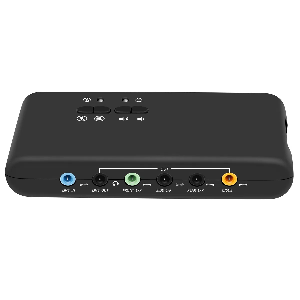 LEAGY Zewnętrzna karta dźwiękowa USB 7.1, 8-kanałowa, 7,1-kanałowa skrzynka dźwiękowa USB, do 8 głośników, dynamiczny dźwięk przestrzenny 3D, jednoczesne nagrywanie i odtwarzanie, analogowy i cyfrowy