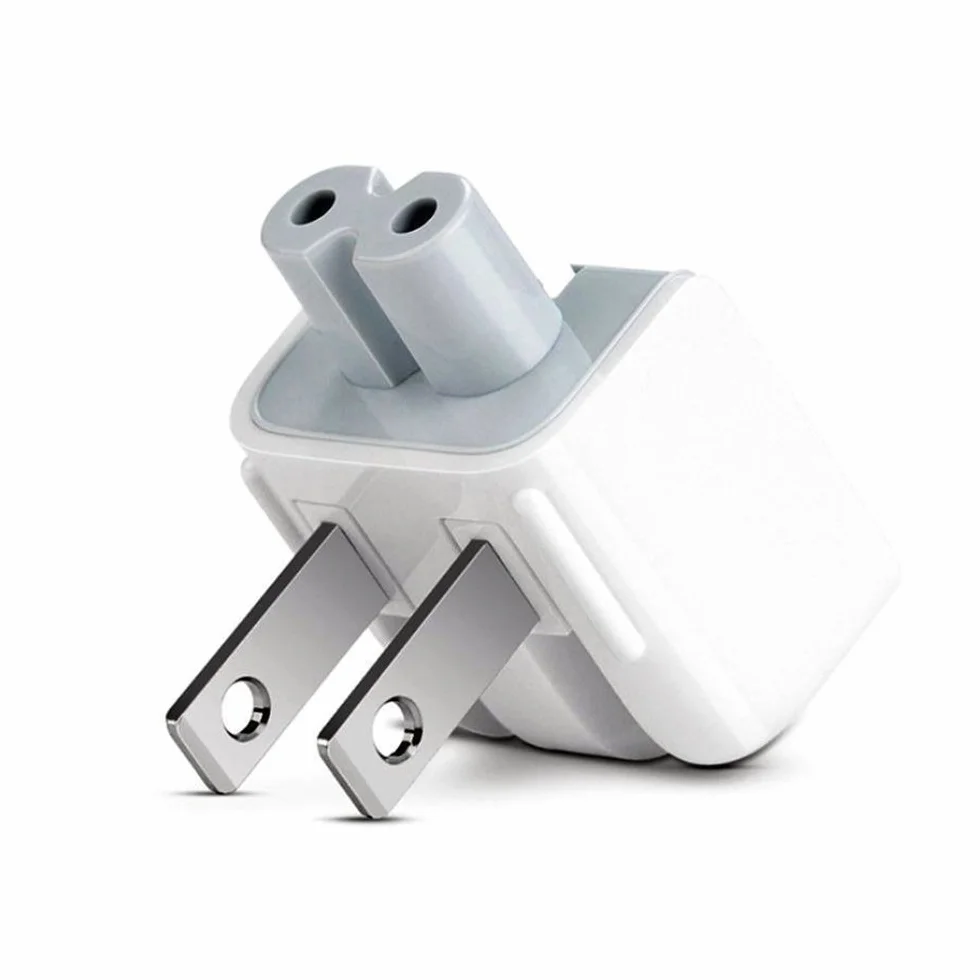 Ładowarka podróżna, konwerter US Duck Head, wtyczka zamienna do iPoda, iPhone'a, iPada, tabletów, Macbooka, zasilacza sieciowego (1 x wtyczka US)
