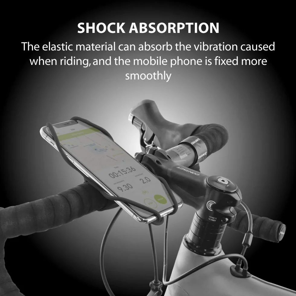 Bone Uchwyt na Telefon Velo Bike Tie 3 Port Phone Velo Czarny