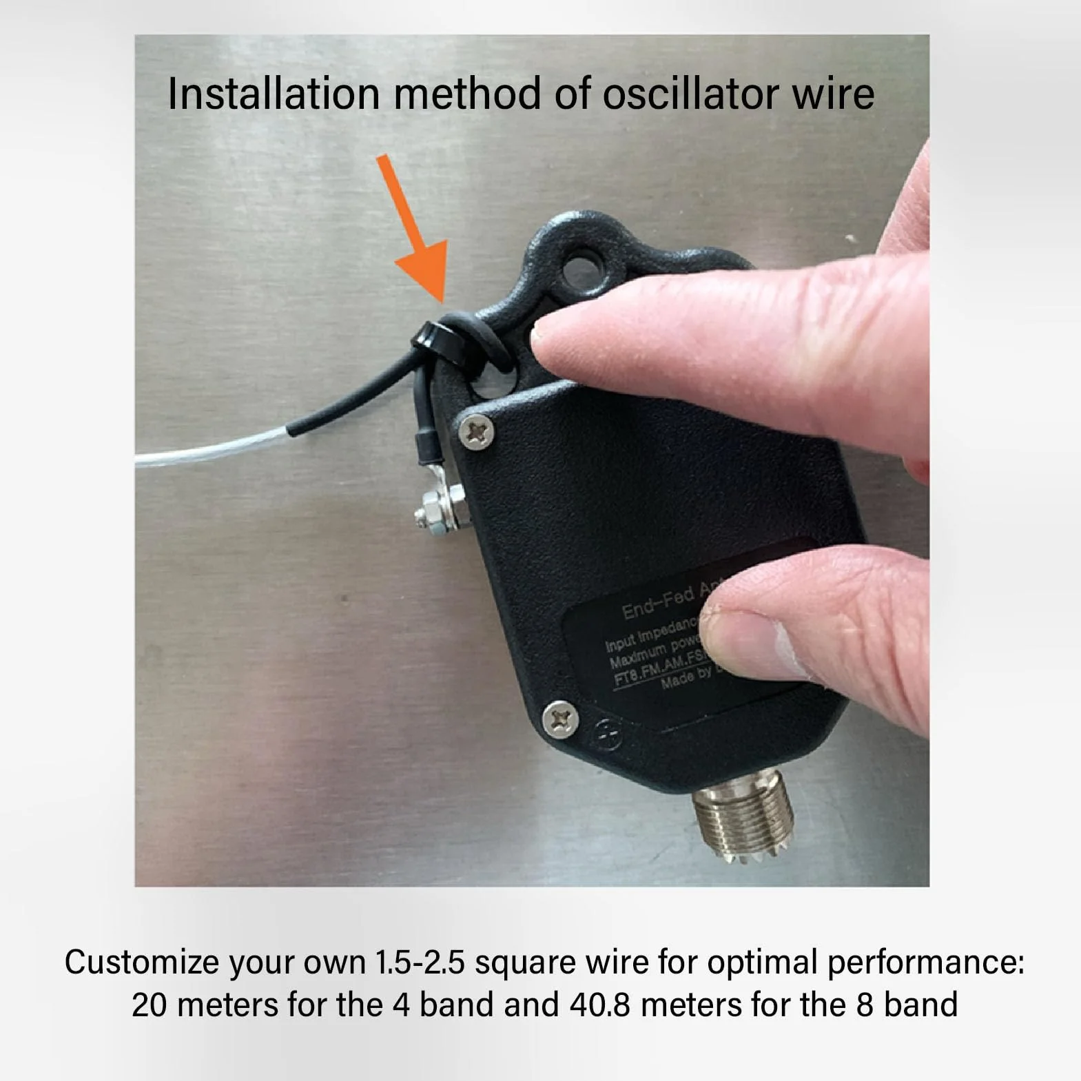 Fafeicy Minibalun 1:64 Balun Kompaktowy Balun 100 W dla FT8 FM AM FSK Zakres Częstotliwości 1–30 MHz z obudową ABS Łatwa Konfiguracja do Pracy z Radiem na Zewnątrz