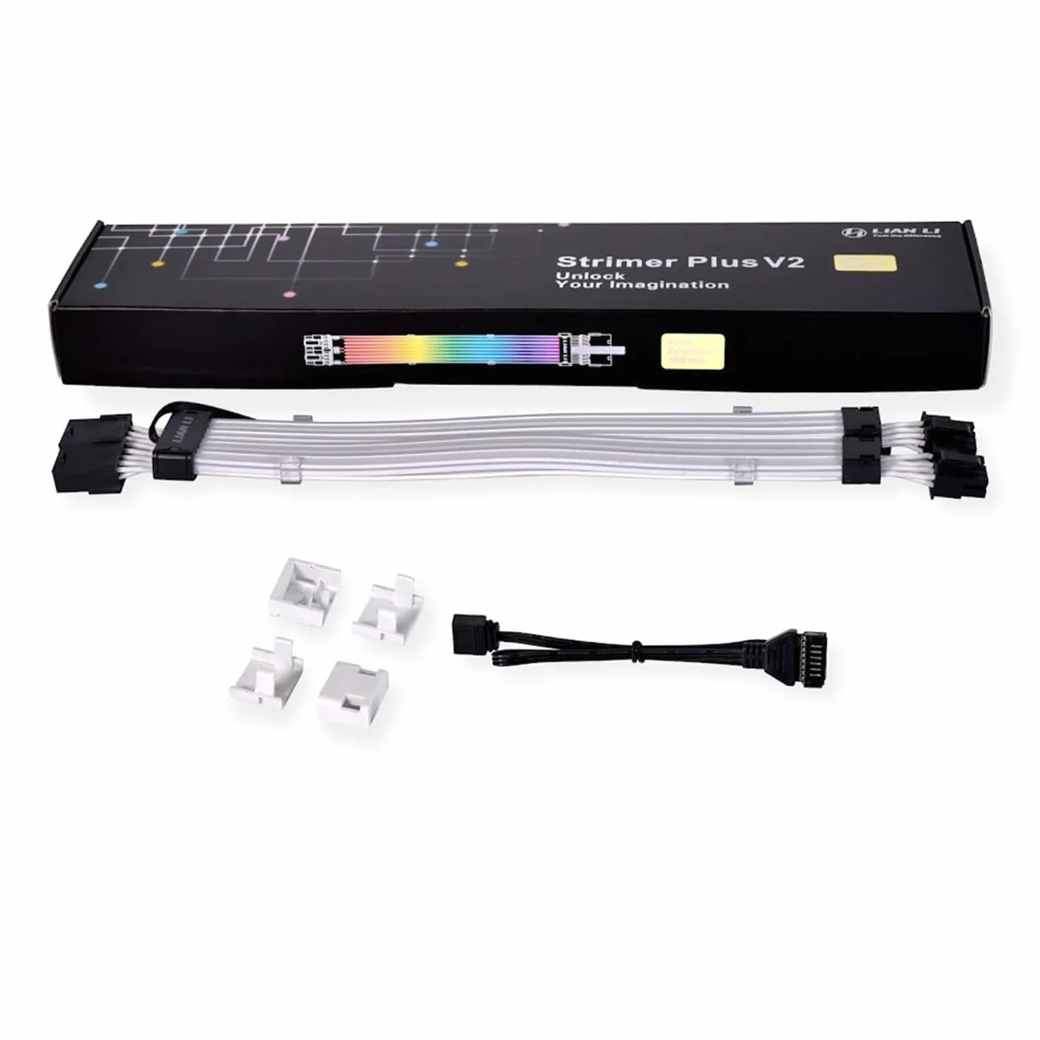 Lian-Li Strimer Plus V2 8-pinowy kabel RGB VGA, PW8-PV2 BLACK