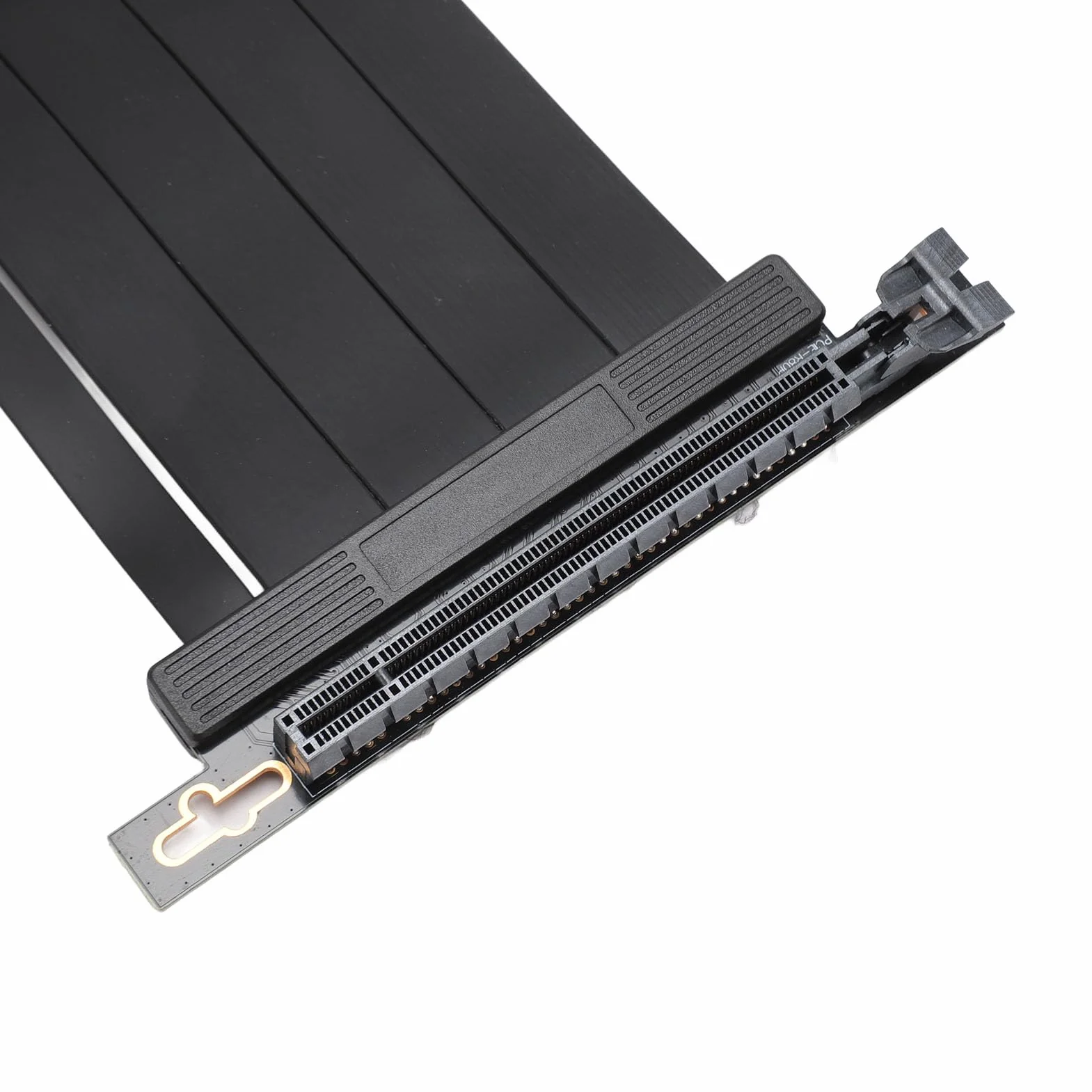 Kabel przedłużający PCIe 4.0 X16, kabel rozszerzający GPU 26 GB/s High Speed z portem PCI Express 4.0, żeńskie złącze PCIe pod kątem 90 stopni do karty rozszerzenia GPU