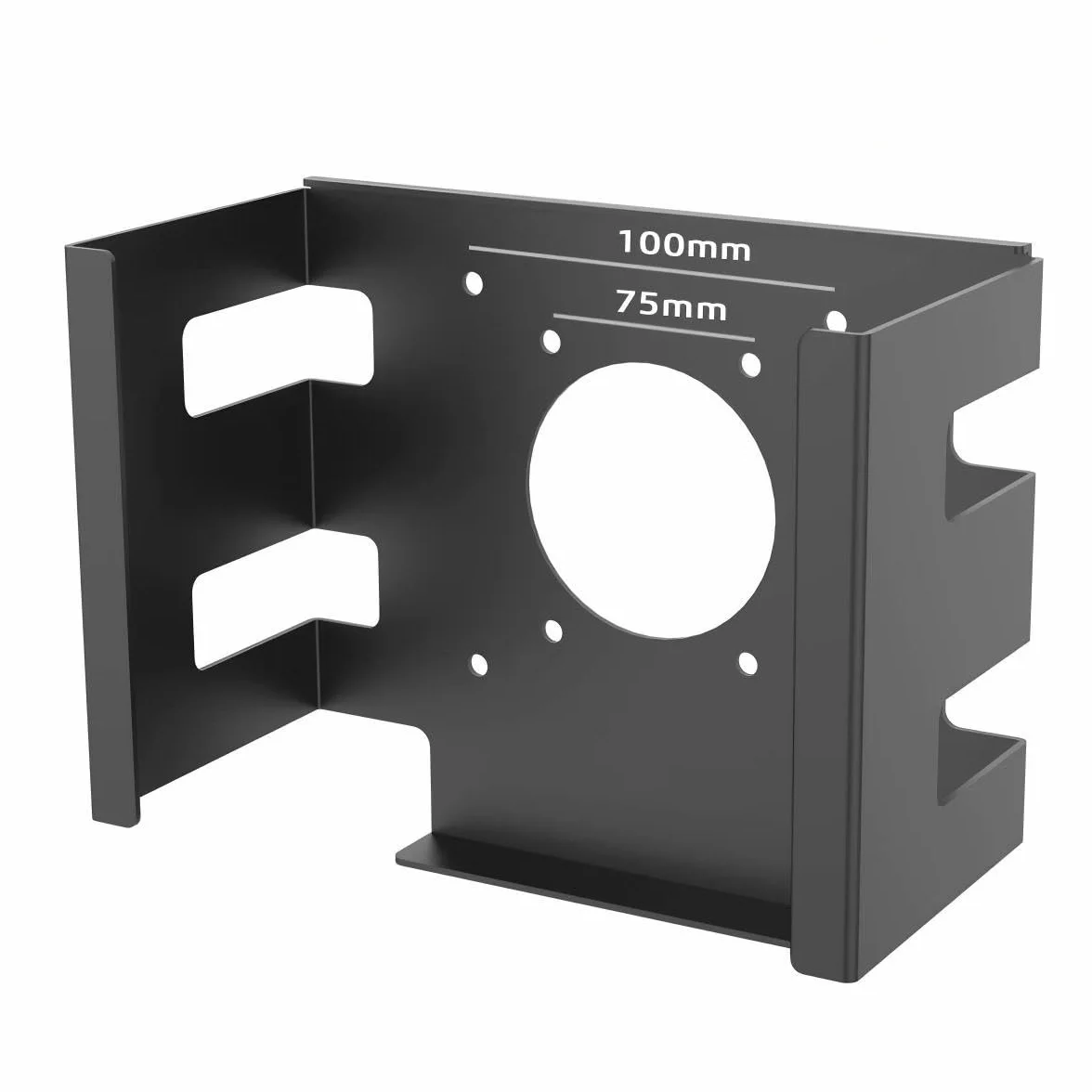 Mac Mini M4 2024 uchwyt VESA - metalowy uchwyt ścienny pod stół, srebrny