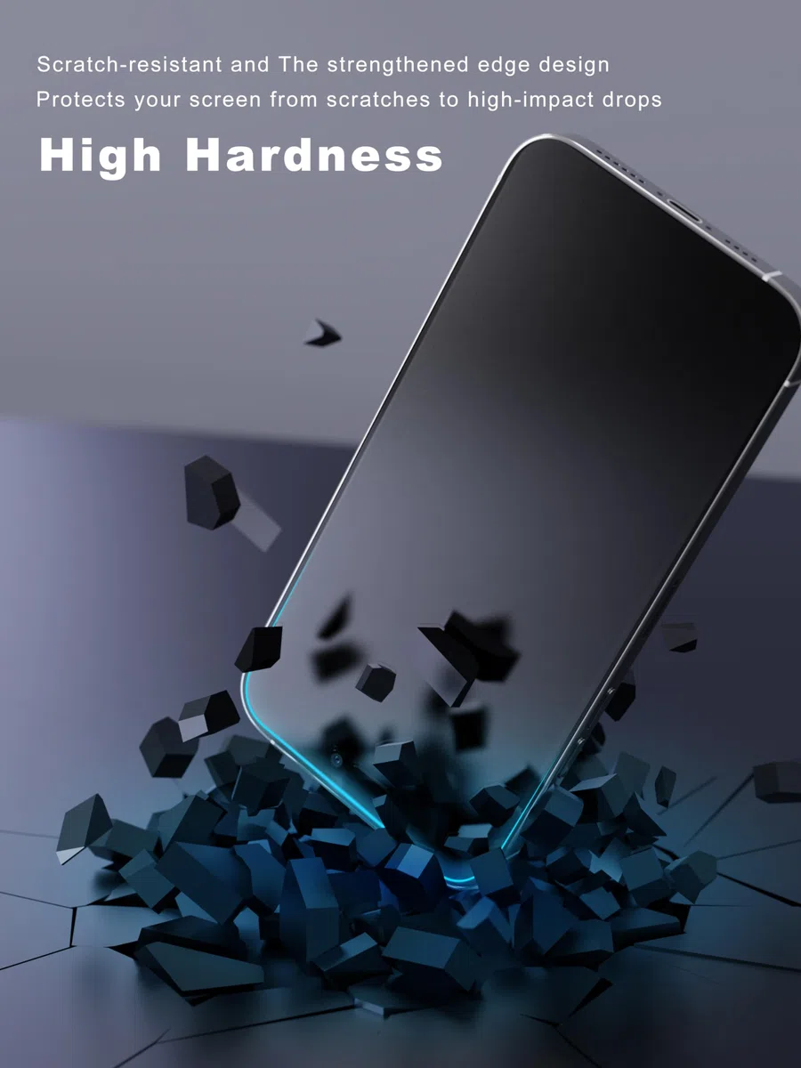 GIGIKISS 2-pak matowych ochraniaczy ekranu do iPhone'a 13 Pro Max/14 Plus [16,7 cala), ochrona ekranu przeciw odciskom palców i antyrefleksyjna osłona ekranu ze szkła hartowanego, łatwa instalacja