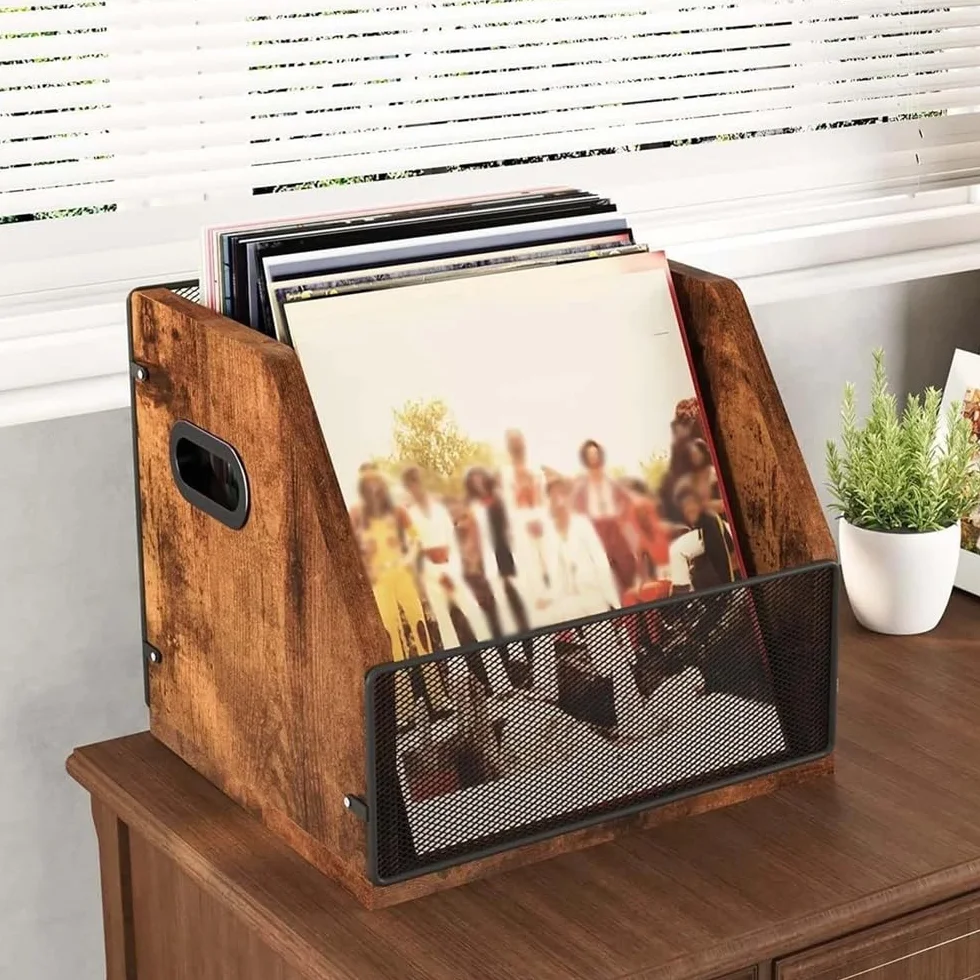 Uchwyt na album Pudełko do przechowywania płyt CD Etui na albumy muzyczne Uchwyt Komiksy Książki Stojak ekspozycyjny Wielofunkcyjny organizer biurko