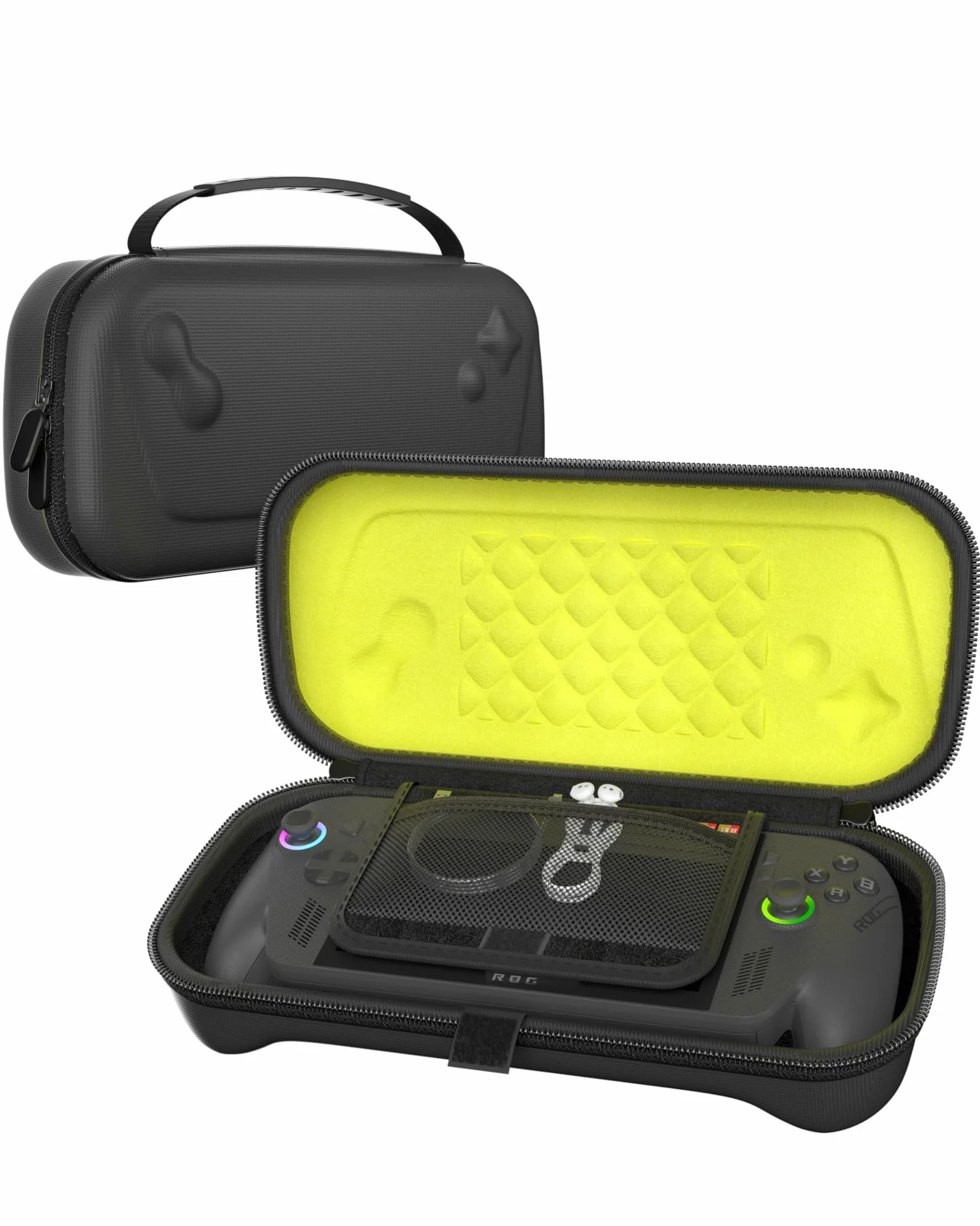 ProCase Torba na 2025 ASUS Rog Xbox Ally / Rog Xbox Ally X, Twarde antypoślizgowe etui ochronne na konsolę i akcesoria - czarny