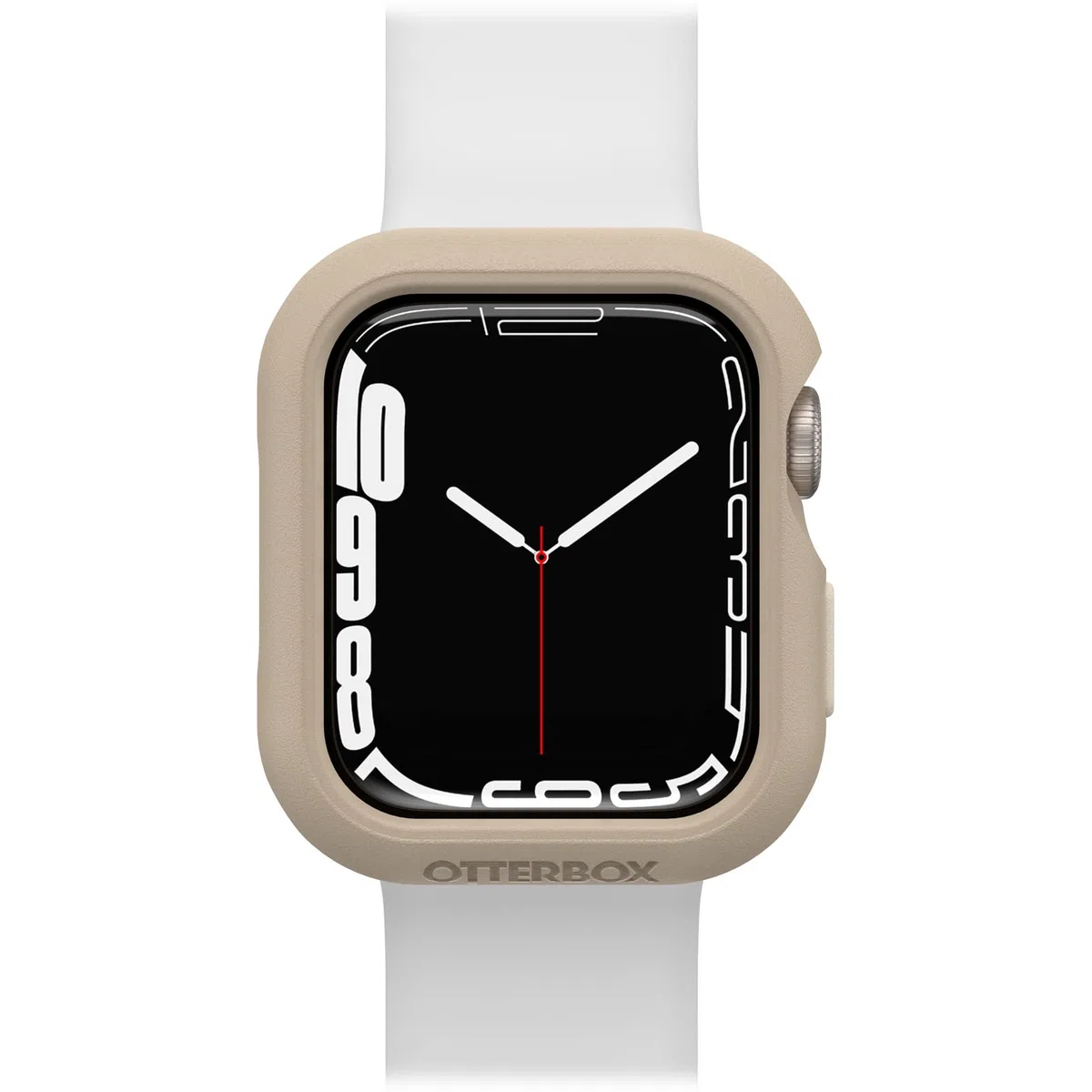 OtterBox Całodzienne etui na zegarek Apple Watch Series 9/8/7-41mm, Odporny na wstrząsy i upadki, elegancki futerał ochronny na zegarek Apple, chroni wyświetlacz i krawędzie, Beżowe