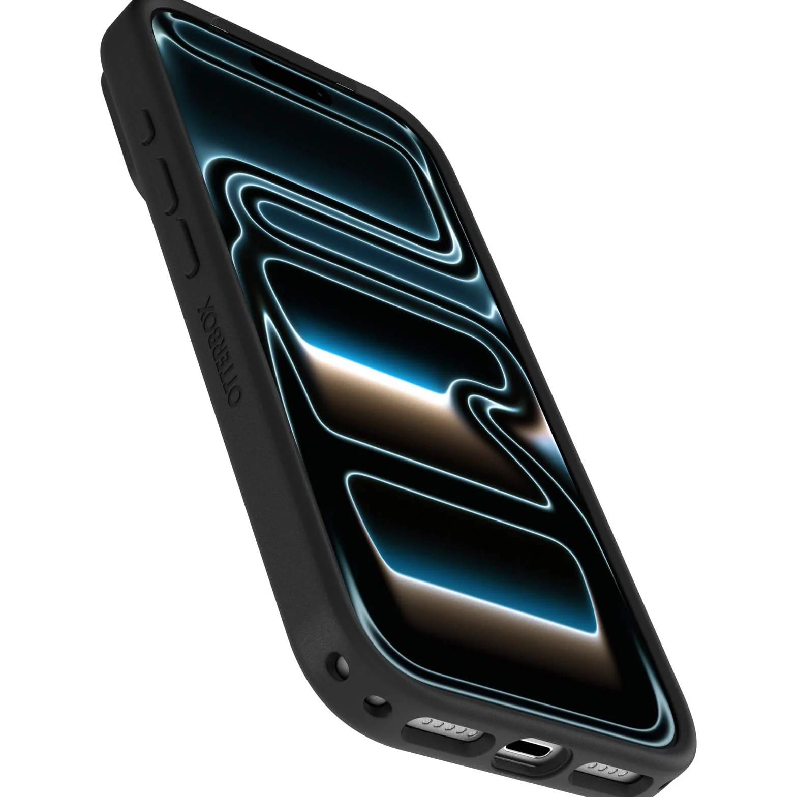 OtterBox Etui Symmetry Series MagSafe do iPhone 17 Pro, Przezroczyste, Wstrząsoodporny, Czarne