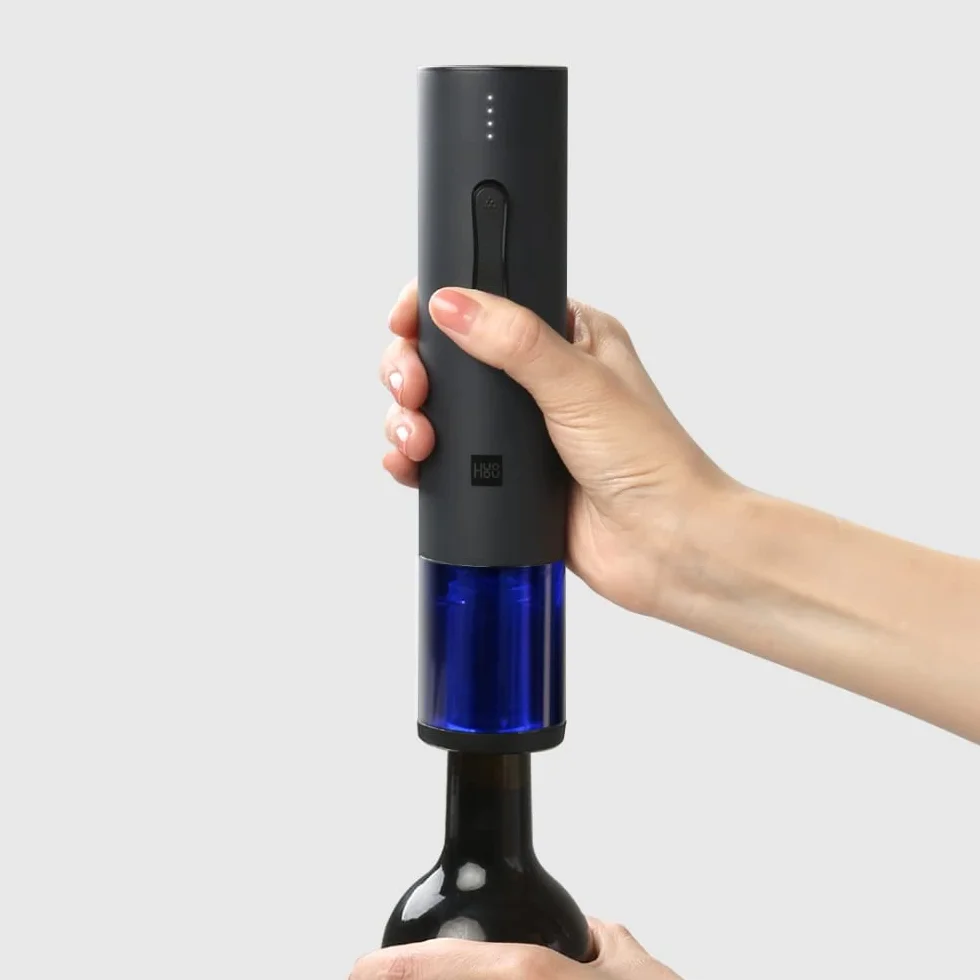 Xiaomi Huohou Elektryczny otwieracz do wina Deluxe zestaw czarny UE