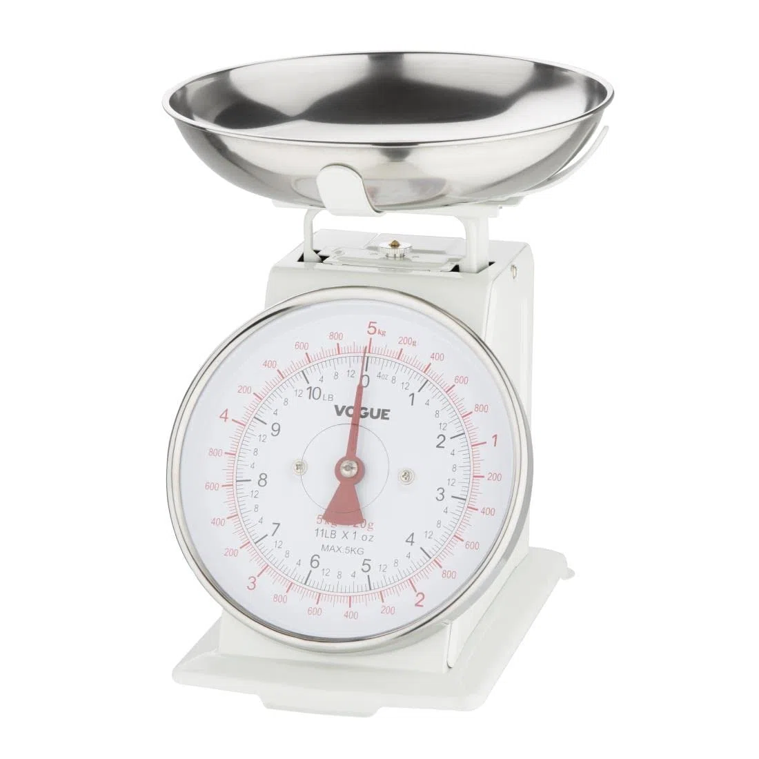 Weighstation Duża patelnia kuchenna o wadze 5 kg ze stali nierdzewnej