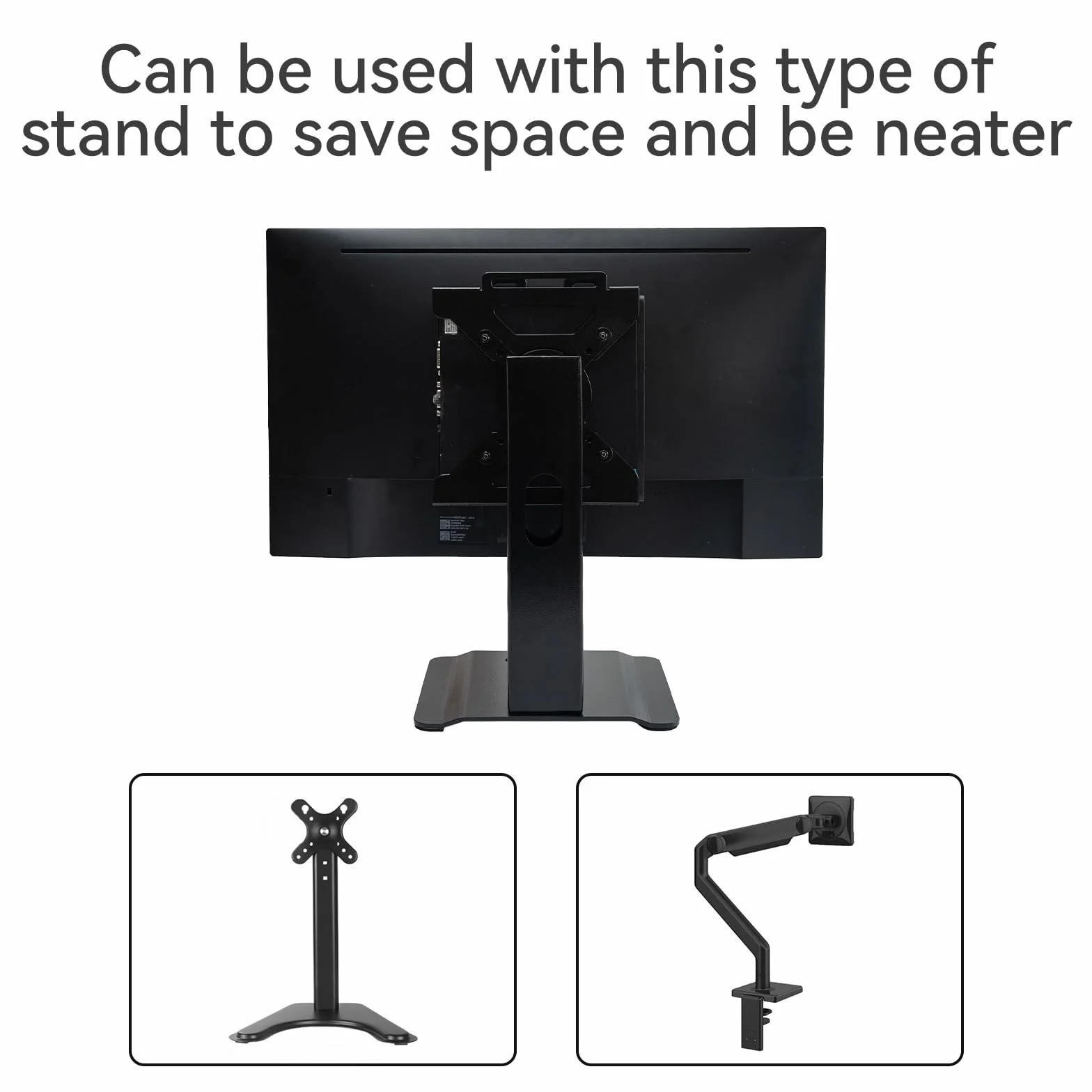Shinar Metalowy uchwyt kompatybilny z Dell Mini PC, montażowy Form Factor, adapter VESA, podstawka i ścienny