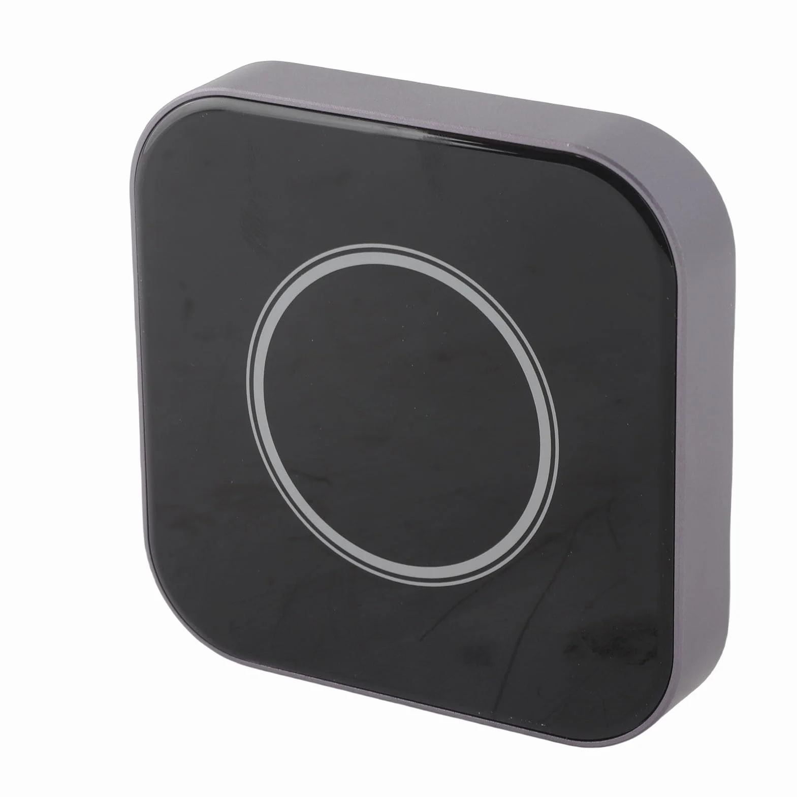 Generic Automatyczny Adapter Bezprzewodowy 4G LTE Car Video Entertainment Box do i Auto z funkcją Dzielonego Ekranu dla Pojazdów, Stop Aluminium
