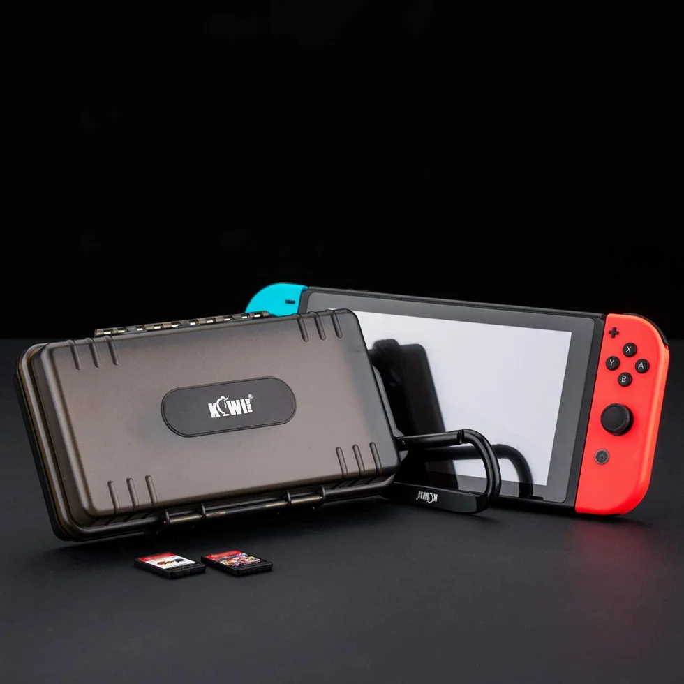 KIWIfotos wodoodporne etui na karty pamięci 40 gniazd na 40 kart SD SDXC SDHC/NS (Nintendo Switch) /Sony PSV PS Vita, karta SD