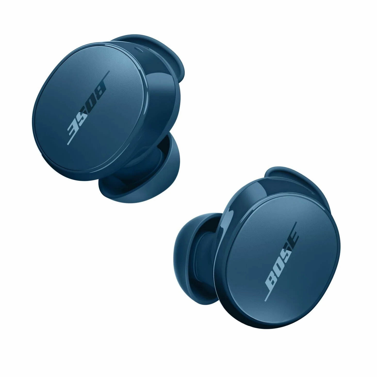 Bose QuietComfort bezprzewodowe słuchawki douszne z redukcją szumów, Lifestylowe słuchawki douszne Bluetooth z aktywną redukcją szumów, Do 8,5 godziny pracy na jednym ładowaniu, szaroniebieskim