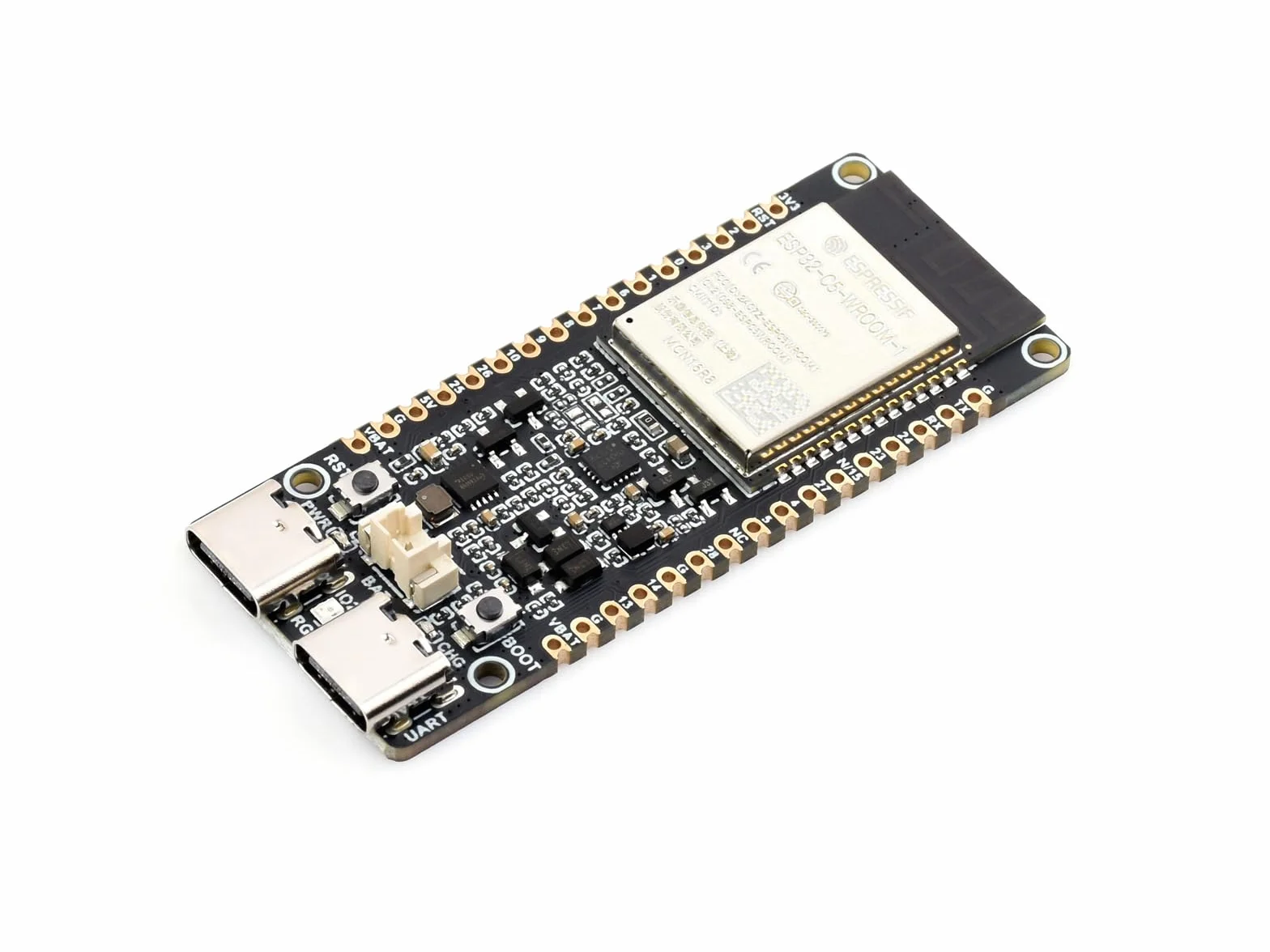 Waveshare ESP32-C5 Dual-Band Wi-Fi 6 Development Board, 16MB Flash and 8MB PStatic RAM, 240MHz RISC-V Processor, ESP32-C5-WROOM-1 Series Module, Multi-Protocol RISC-V MCU, Standard Version