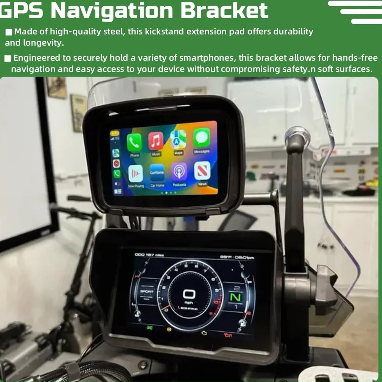 Uchwyt nawigacji GPS do motocykla Pasuje do CFMOTO 800 MT 2021-2024, akcesoria do stojaka na telefon komórkowy Motocyklowy uchwyt do nawigacji