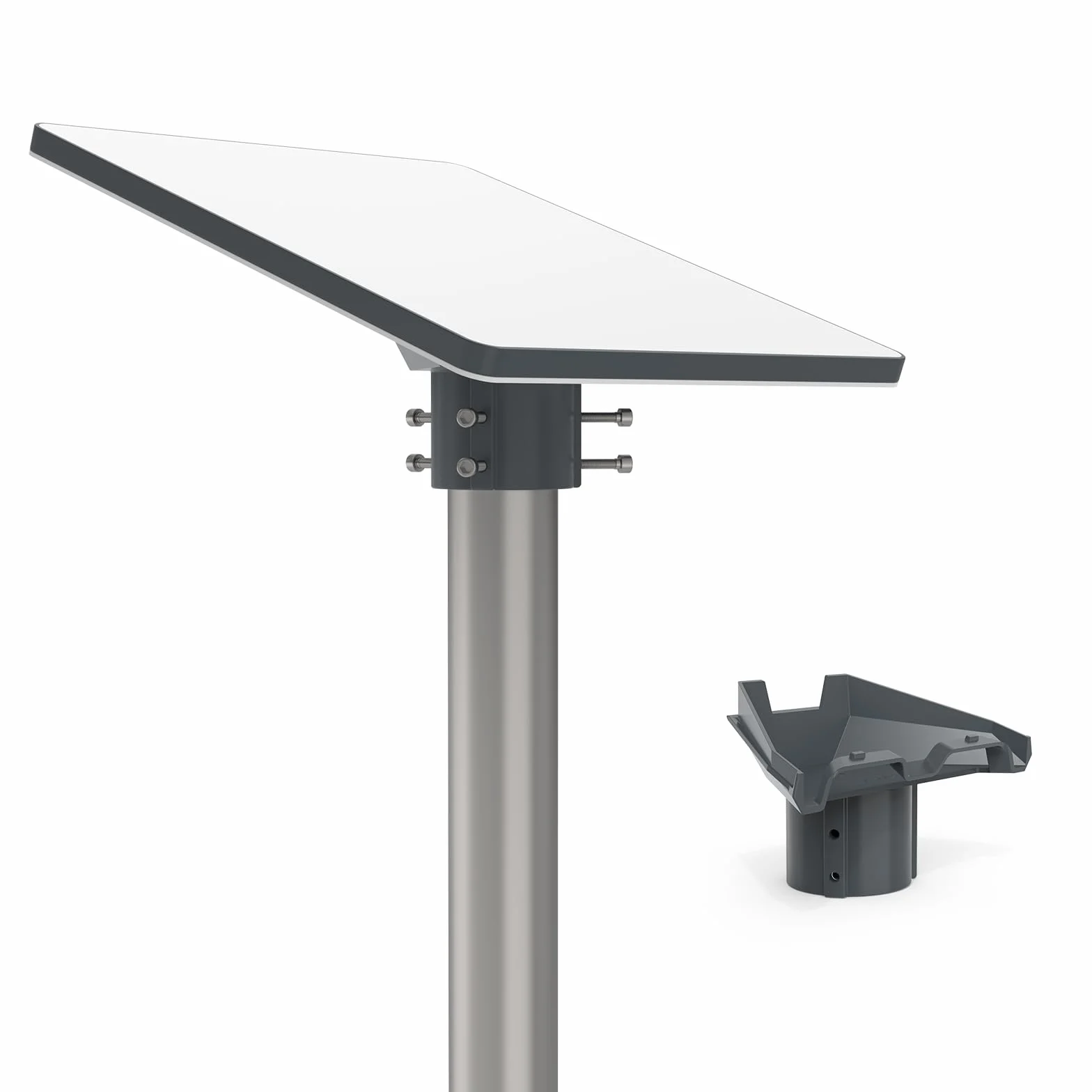 HOLACA Starlink Mini adapter rurowy, uchwyt do rury dachowej, metalowy adapter do różnych rozmiarów masztów (1"-2,1"), kompatybilny ze Starlink Mini, akcesoria do Starlink Internet Kit Satellite