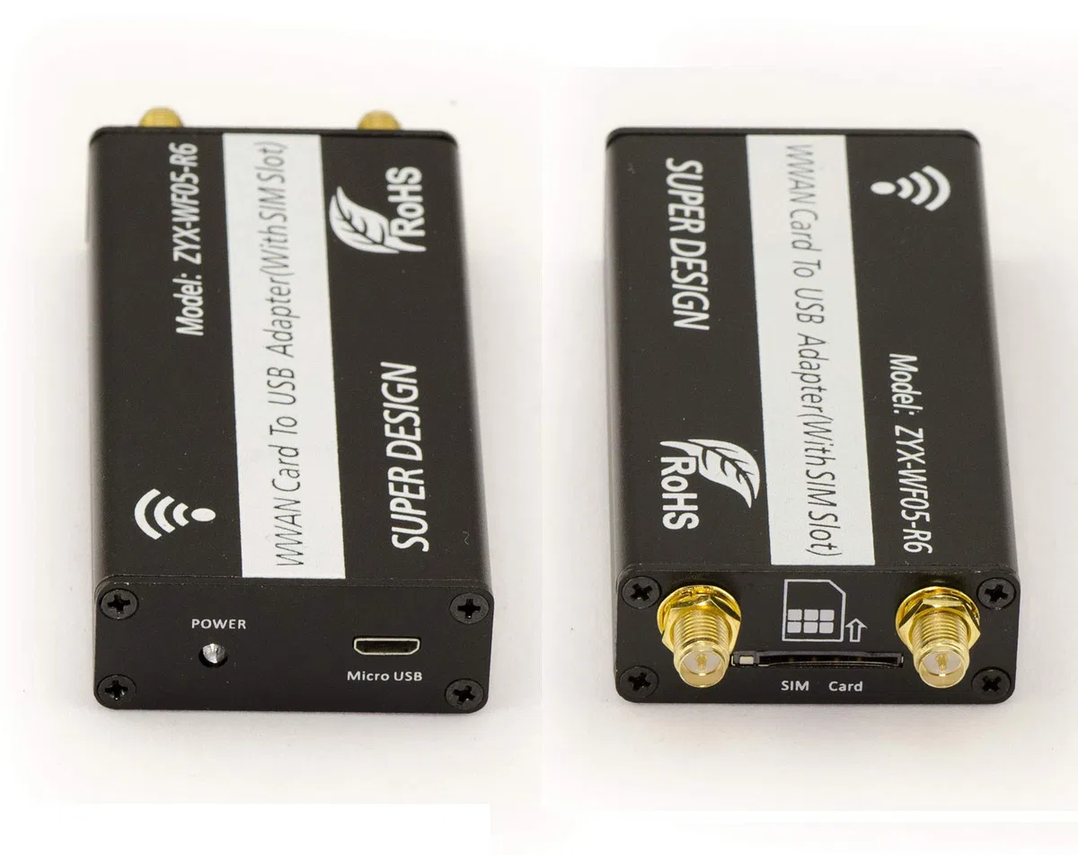 KALEA-INFORMATIQUE Adapter USB M.2 WWAN LTE z gniazdem SIM 3G 4G