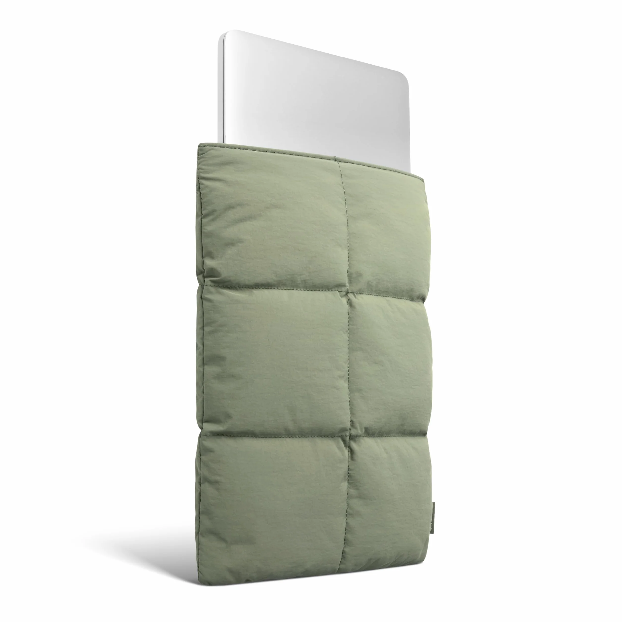 Comfyable Puffy etui na laptopa 13/14 cali pikowany sleeve MacBook Air M5 Pro Max Zielony