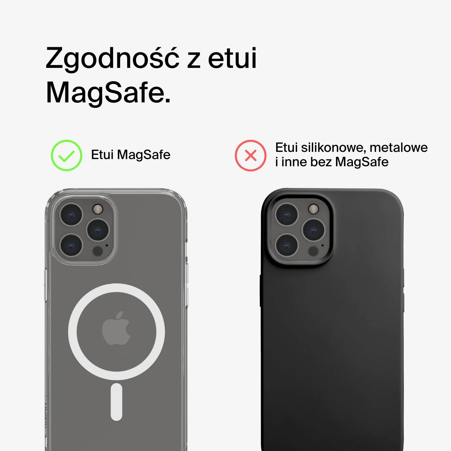 Belkin BoostCharge Magnetyczny uchwyt z ładowarką bezprzewodową zgodny z obsługującymi MagSafe telefonami