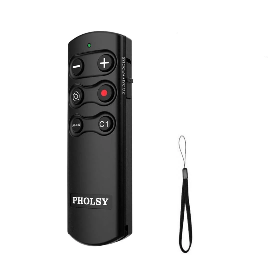 PHOLSY RMT-P1BT pilot zdalnego sterowania kamerą Bluetooth do Sony | Kompatybilny z Sony a1, a6100, a6400, a6600, a6700, a7C, a7M3, a7M4, a7RM3, a7RM4, a7SM3, a9, a9M2, RX0M2, RX100M7, ZV-1
