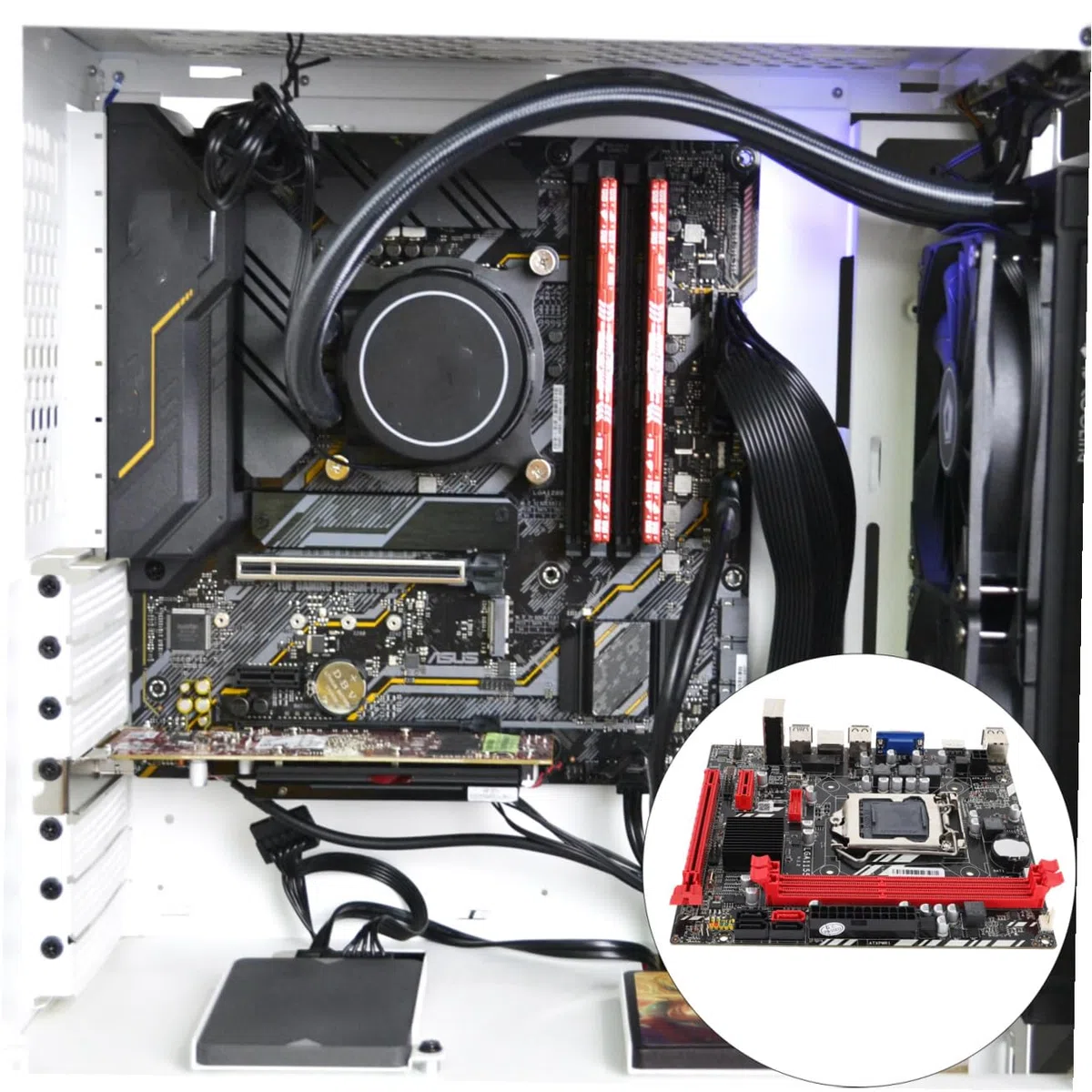 Płyta Główna Podwójna Płyta Główna Komputera Czarna Płytka Pcb