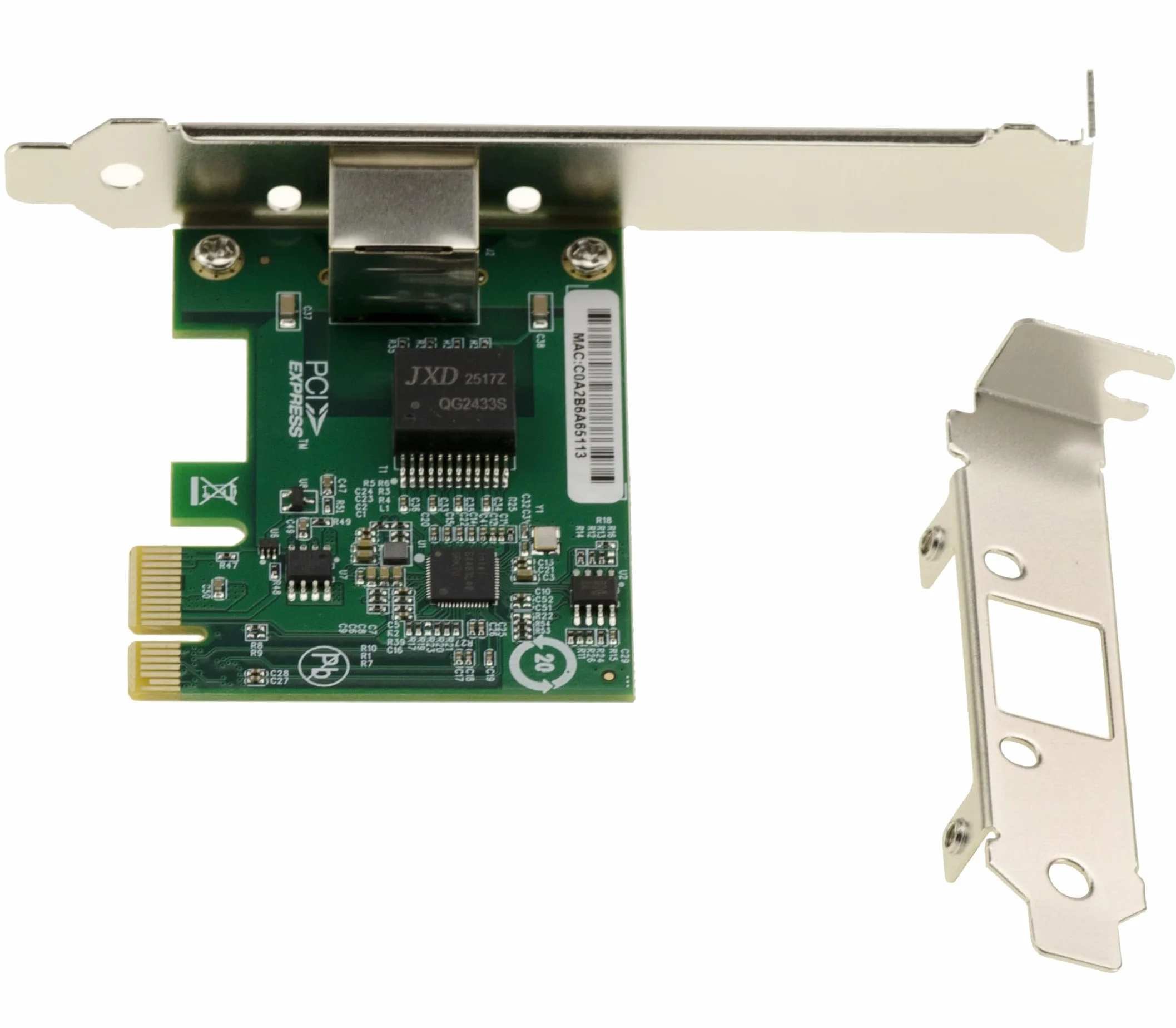 KALEA-INFORMATIQUE Karta kontrolera sieciowego PCIe 2,5G LAN Gigabit Ethernet RJ45 Intel I226 SRKTU