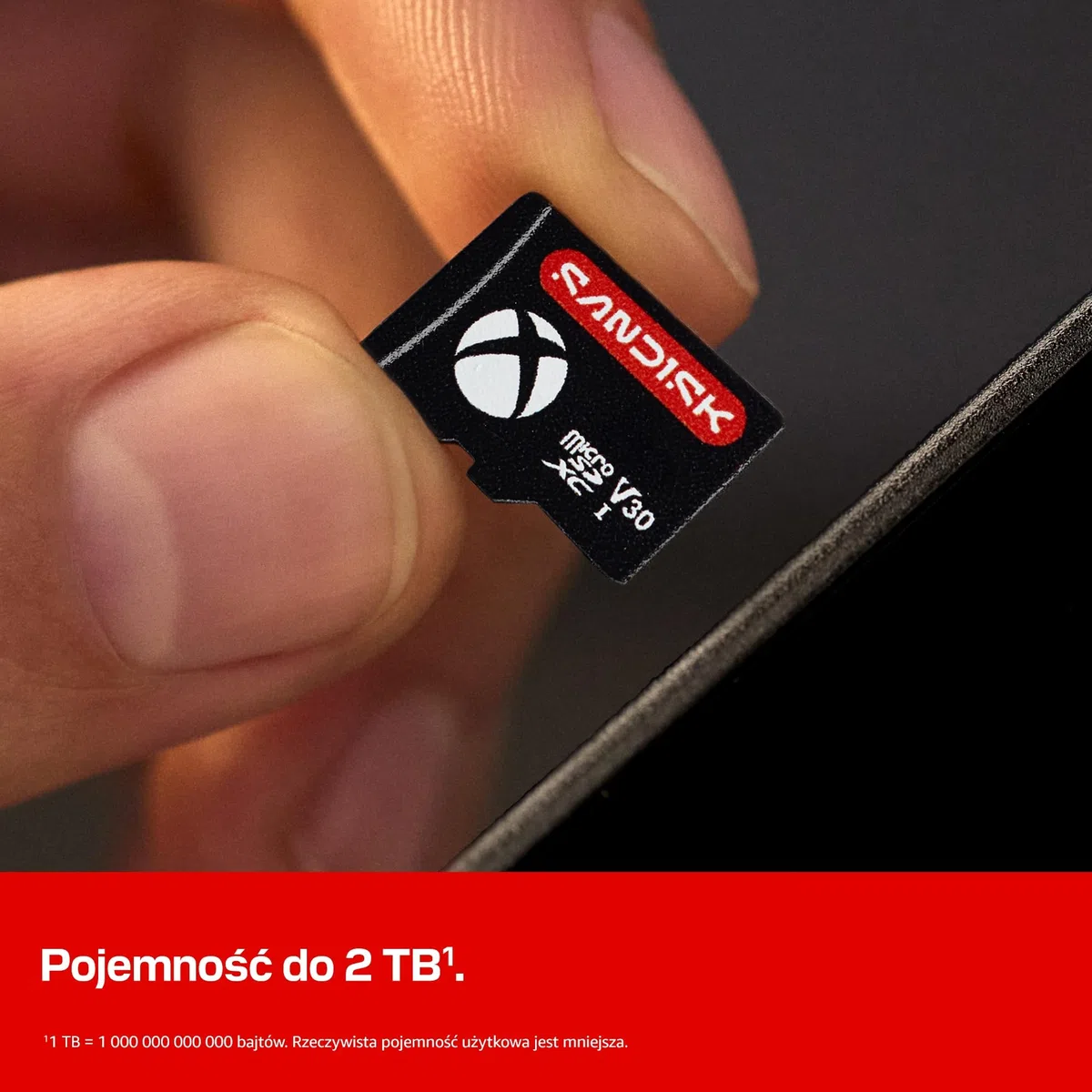 SANDISK Karta microSD do konsoli ROG Xbox Ally (X) 1 TB, oficjalna licencja Xbox (prędkości odczytu do 200 MB/s2, prędkości zapisu do 140 MB/s)