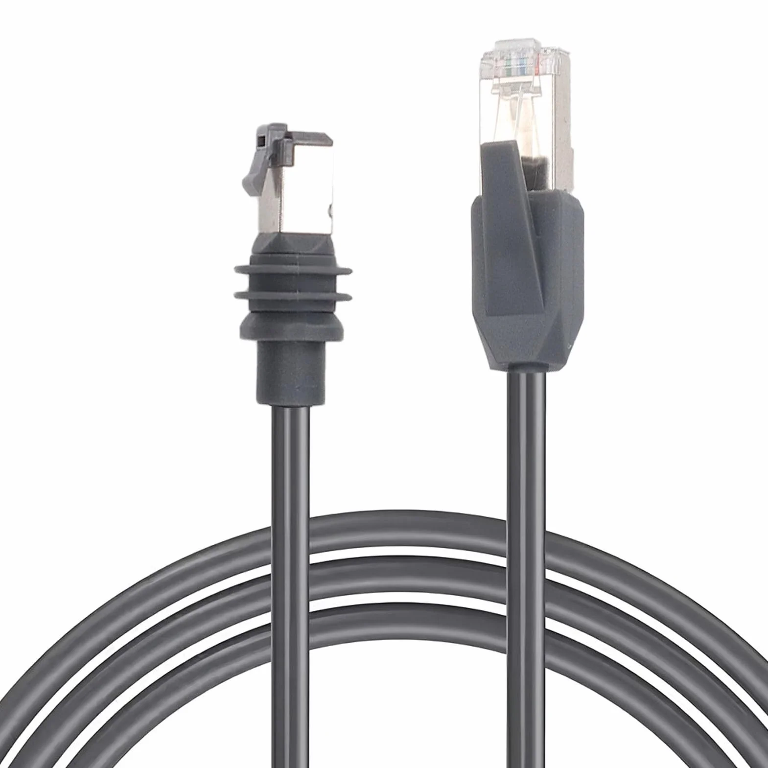Jiawu Wodoodporny Kabel Antenowy RJ45 Trzeciej Generacji, Szybki Kabel Zamienny o Długości 82 Stóp, do zastosowań Zewnętrznych
