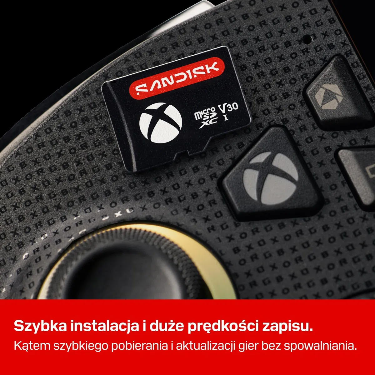 SANDISK Karta microSD do konsoli ROG Xbox Ally (X) 1 TB, oficjalna licencja Xbox (prędkości odczytu do 200 MB/s2, prędkości zapisu do 140 MB/s)