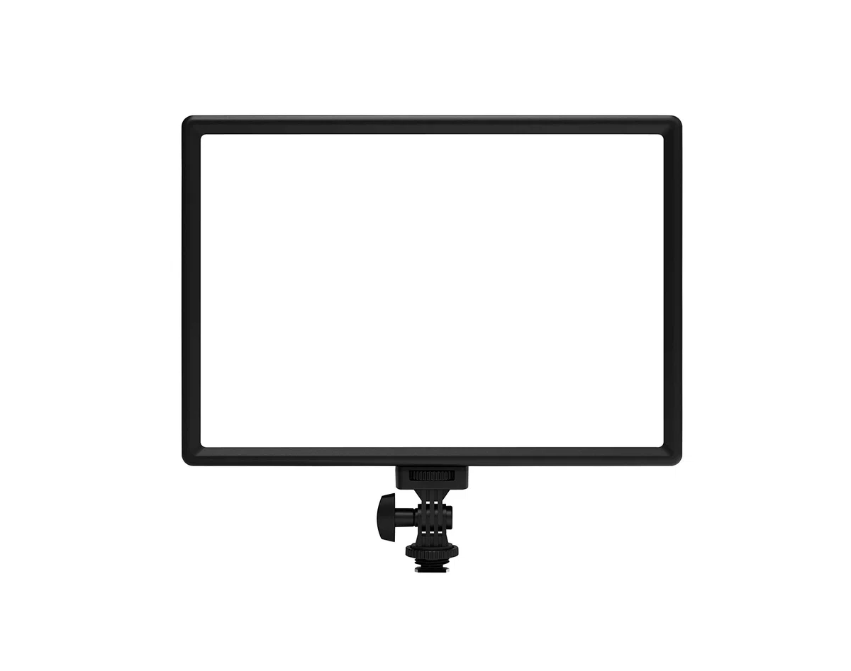 RALENO Lampa wideo 116 LED, 12 W, 600 lx, lampa wideo z mini statywem i wbudowanym akumulatorem 4000 mAh, CRI95+ 3200-5600 K, światło wideo USB do YouTube TikTok Zoom, fotografia, konferencje,