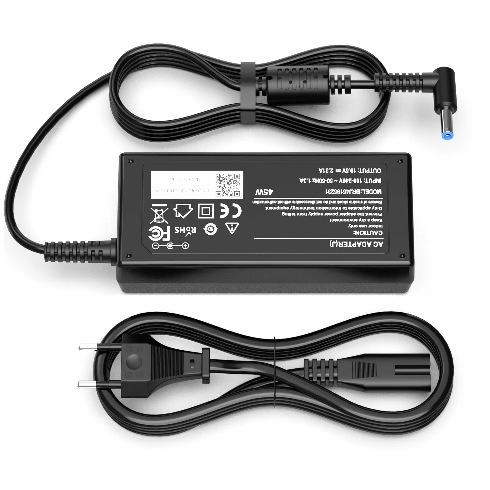 HP 45W Laptop Ładowarka do HP Probook 430 440 450 470 Elitebook 840 850 250 255 G3 G4 G5 G6 G7 G8 Pavilion X360 Notebook 14 15 Seria Zasilacz 19,5V 2.5 31A