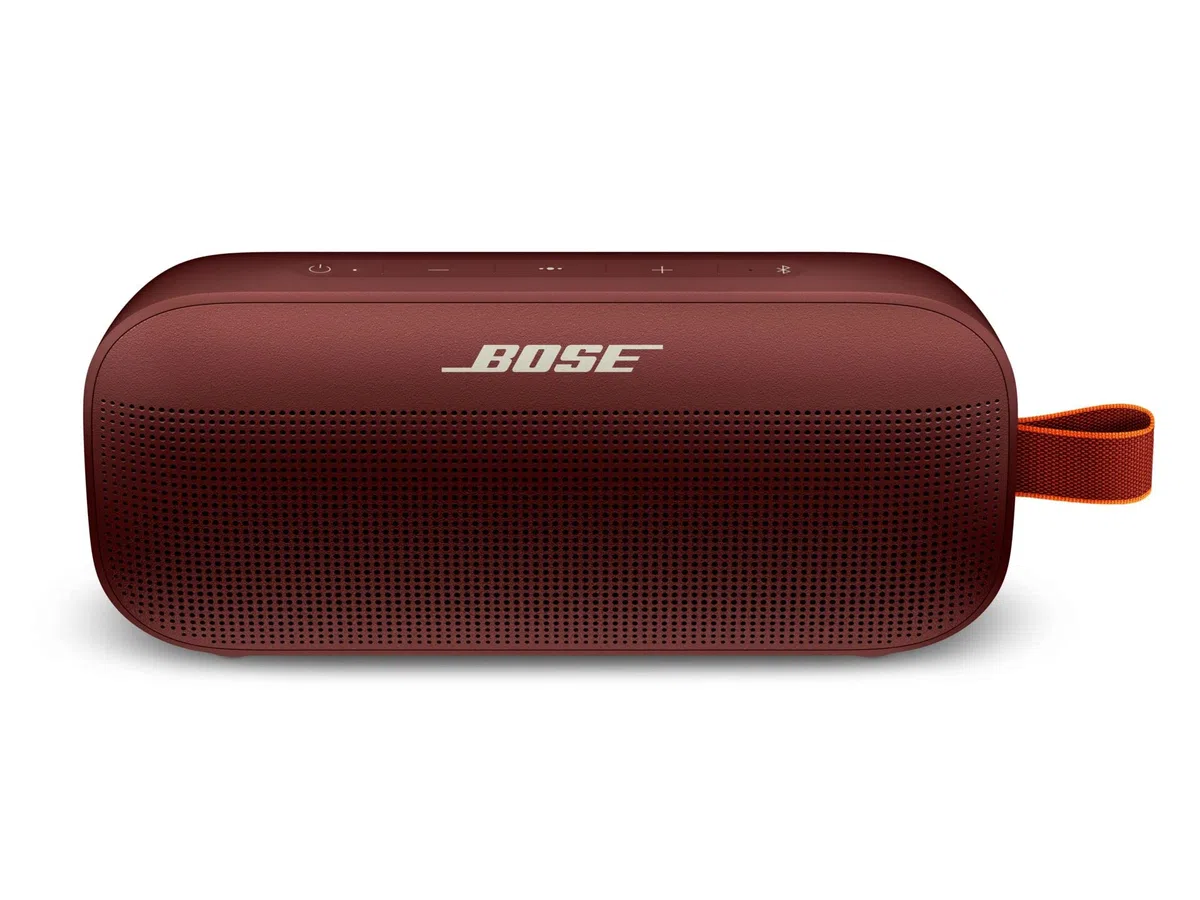 Głośnik Bluetooth Bose SoundLink Flex bezprzewodowy, wodoodporny, przenośny głośnik zewnętrzny, czerwony