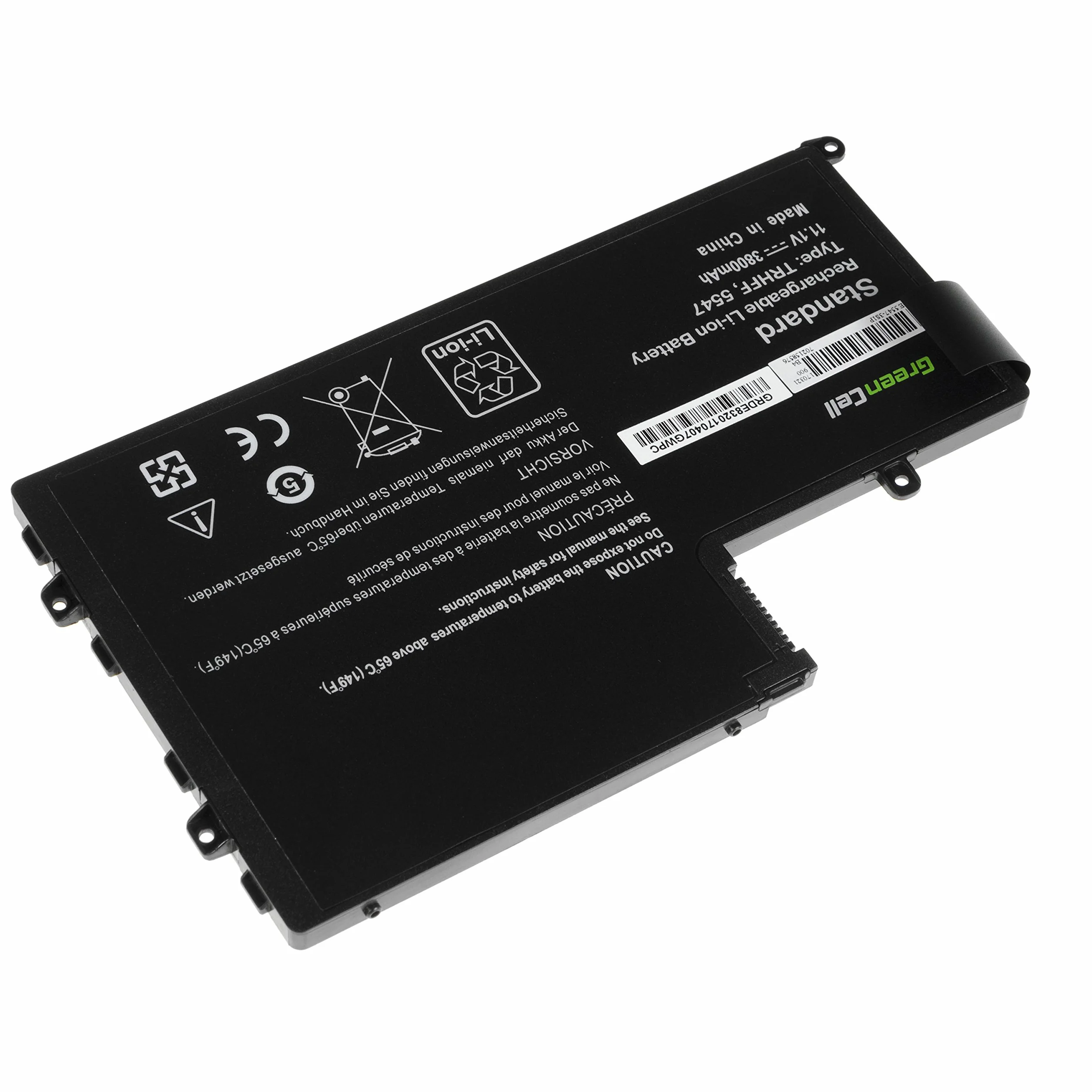 Green Cell Bateria TRHFF do Dell Inspiron 14 5442 5443 5445 5447 15 5542 5543 5545 5547 5548 5557 Latitude 3450 3550 (3400mAh 11.1V Czarna)