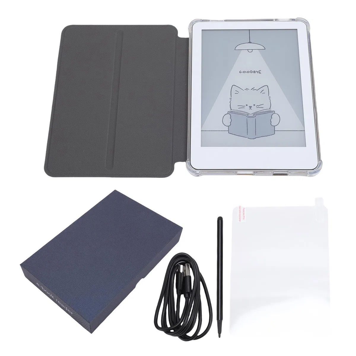 Generic Czytnik E-booków, 6-calowy Czytnik E-booków 300PPI 64 GB EMMC (WHITE)