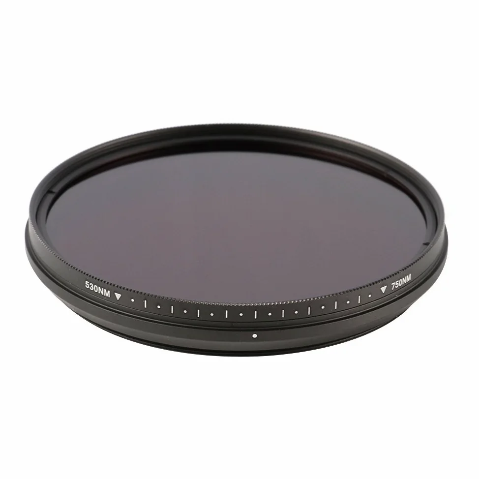 Ruili regulowany filtr podczerwieni do zdjęć rentgenowskich 77 mm, 530 nm do 750 nm, 650 nm, 680 nm, 720 nm, 77 mm filtr aparatu