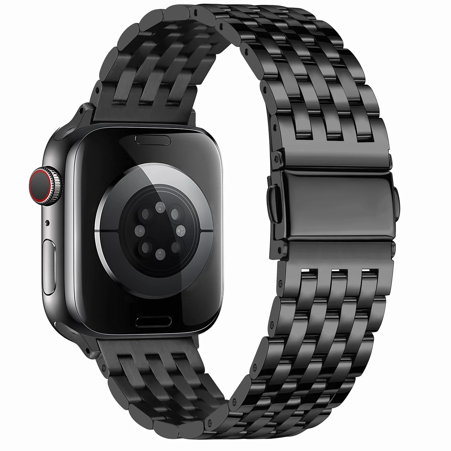 Tasikar Metalowy pasek kompatybilny z Apple Watch 49 mm 46 mm 45 mm 44 mm 42 mm 41 mm 40 mm 38 mm ze stali nierdzewnej do iWatch Ultra SE serii 10, 9, 8, 7, 6, 5