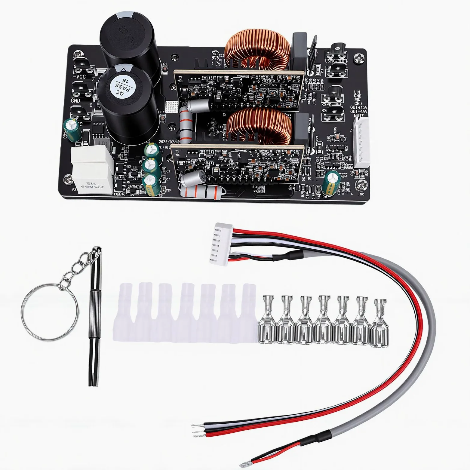 Socobeta Dwukanałowa Płyta Wzmacniacza Moduł Stereo Wysokiej Mocy Klasy D do Domowego Sprzętu Audio i zastosowań Przemysłowych 2x500W