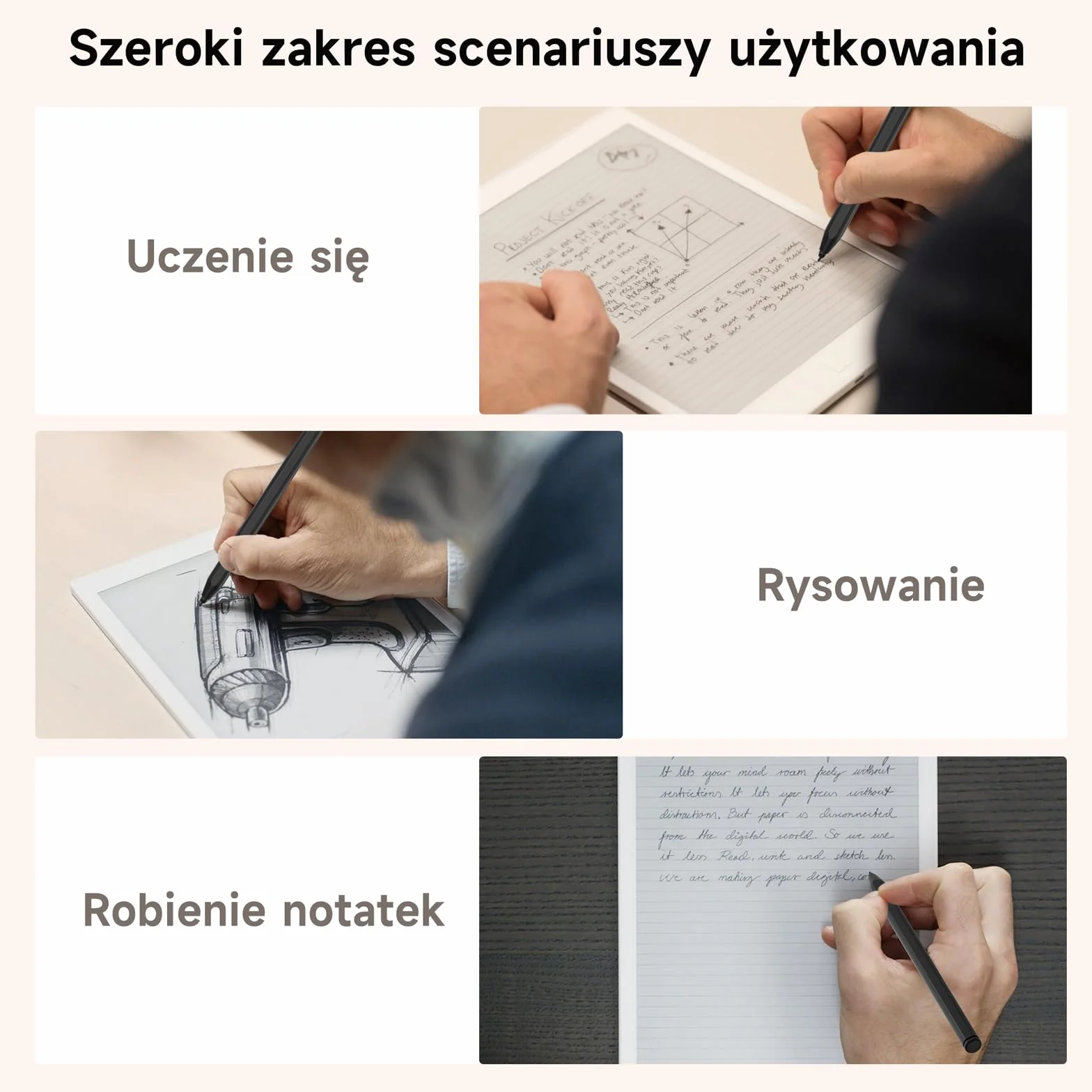 Rysik do Remarkable 2 Pen, Stylus EMR z Gumką, Poziom Nacisku 4096, Odrzucenie Dłoni, Pióro Cyfrowe Kompatybilne z Remarkable 2/1/Kindle Scribe